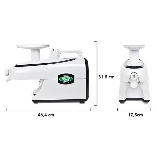 Tribest - Greenstar Elite Soğuk Sıkım Meyve Ve Sebze Sıkacağı - GSE-5000-F-Beyaz