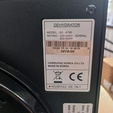 Tribest - Sedona Express 25 Lt. Meyve Ve Sebze Kurutma Makinesi - SDE-S6780-F