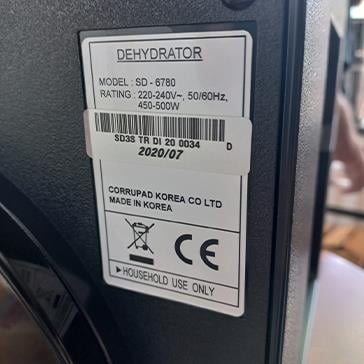 Tribest - Sedona Express 25 Lt. Meyve Ve Sebze Kurutma Makinesi - SDE-S6780-F