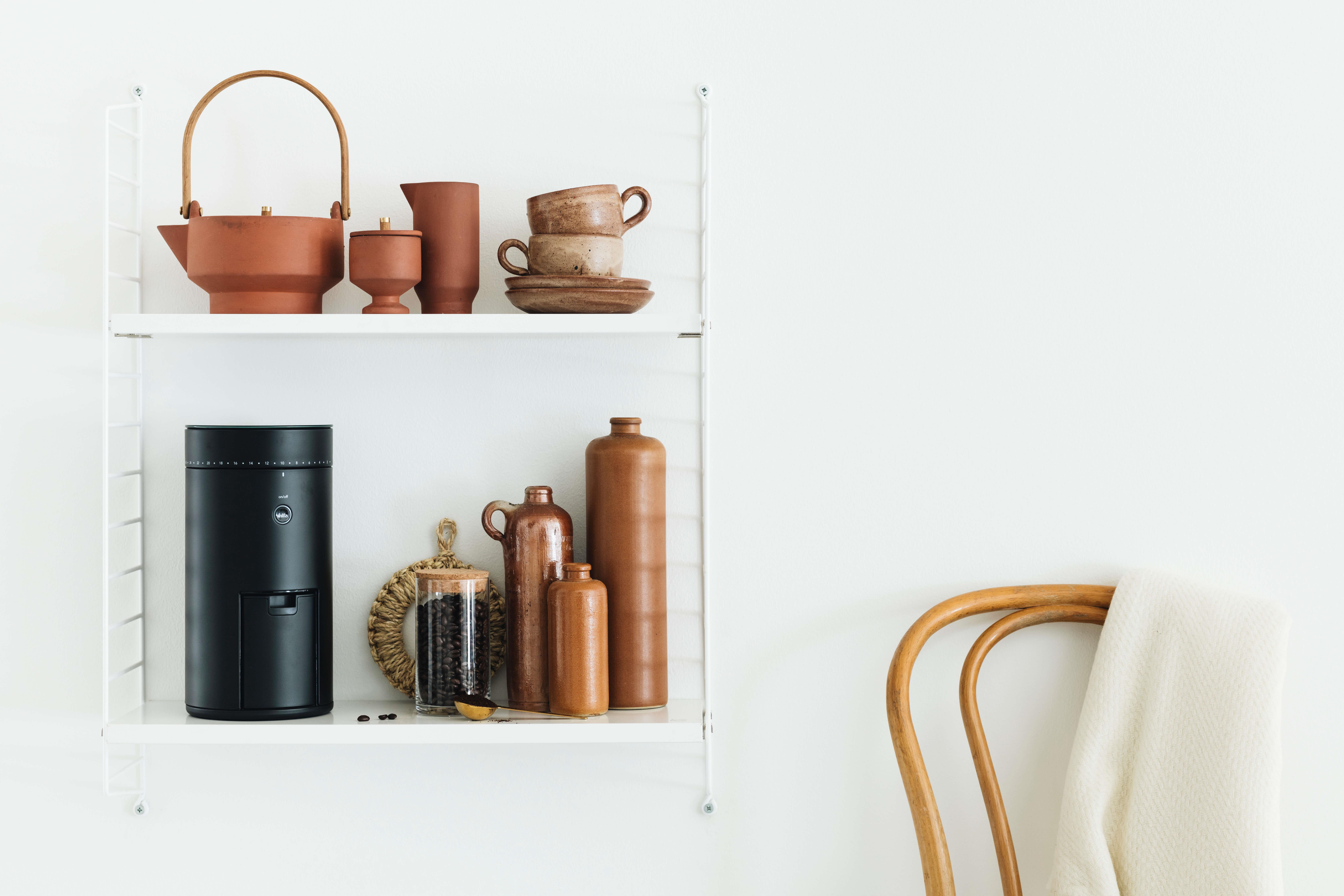 Wilfa - Uniform+ 58mm Flat Dişli Tartılı Kahve Öğütücü - Siyah - WSFBS-200B