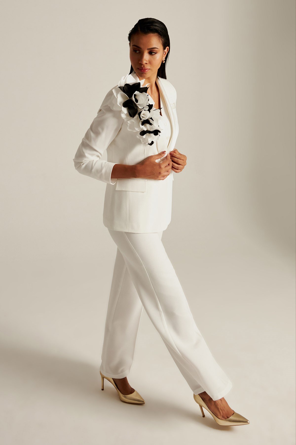  Vanessa Jacket Ecru-Modalody-Plus Size Jackets