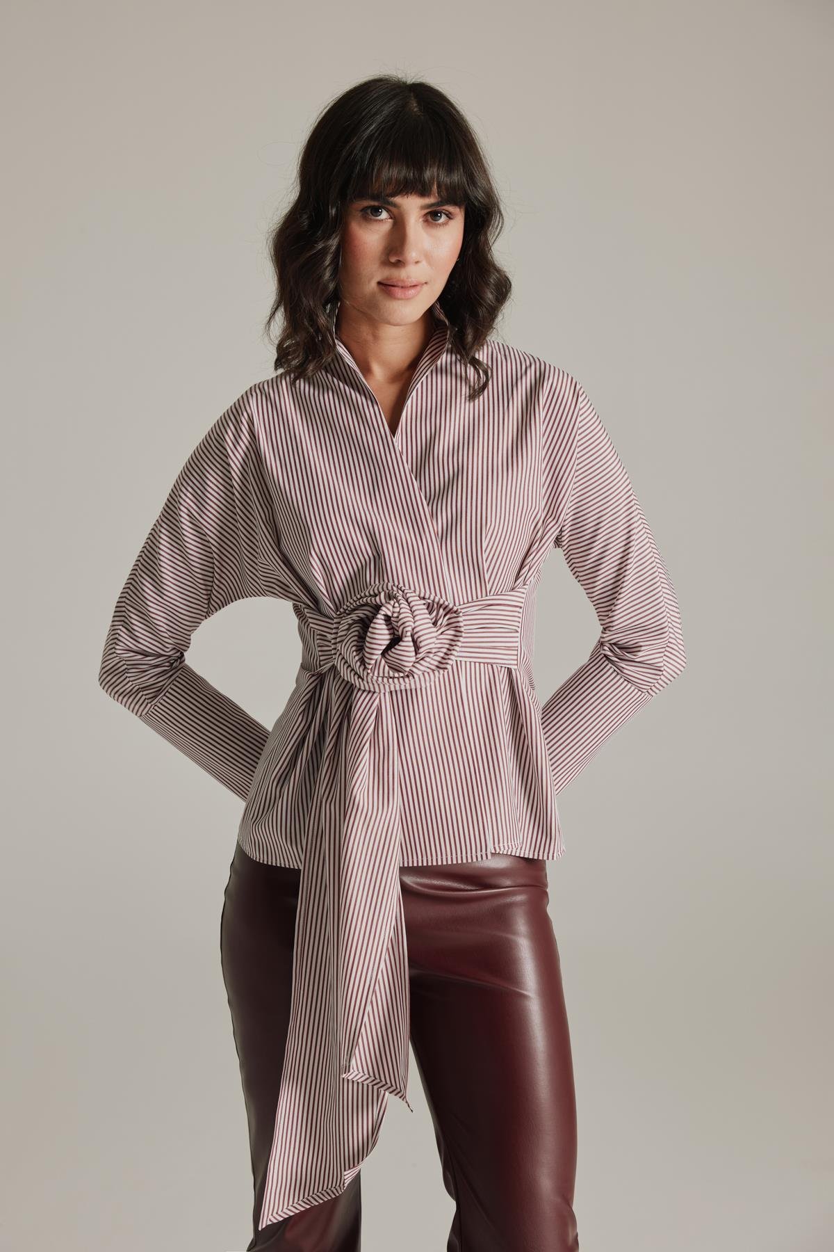 Aden Shirt Vino-Modalody-Plus Size Shirts 