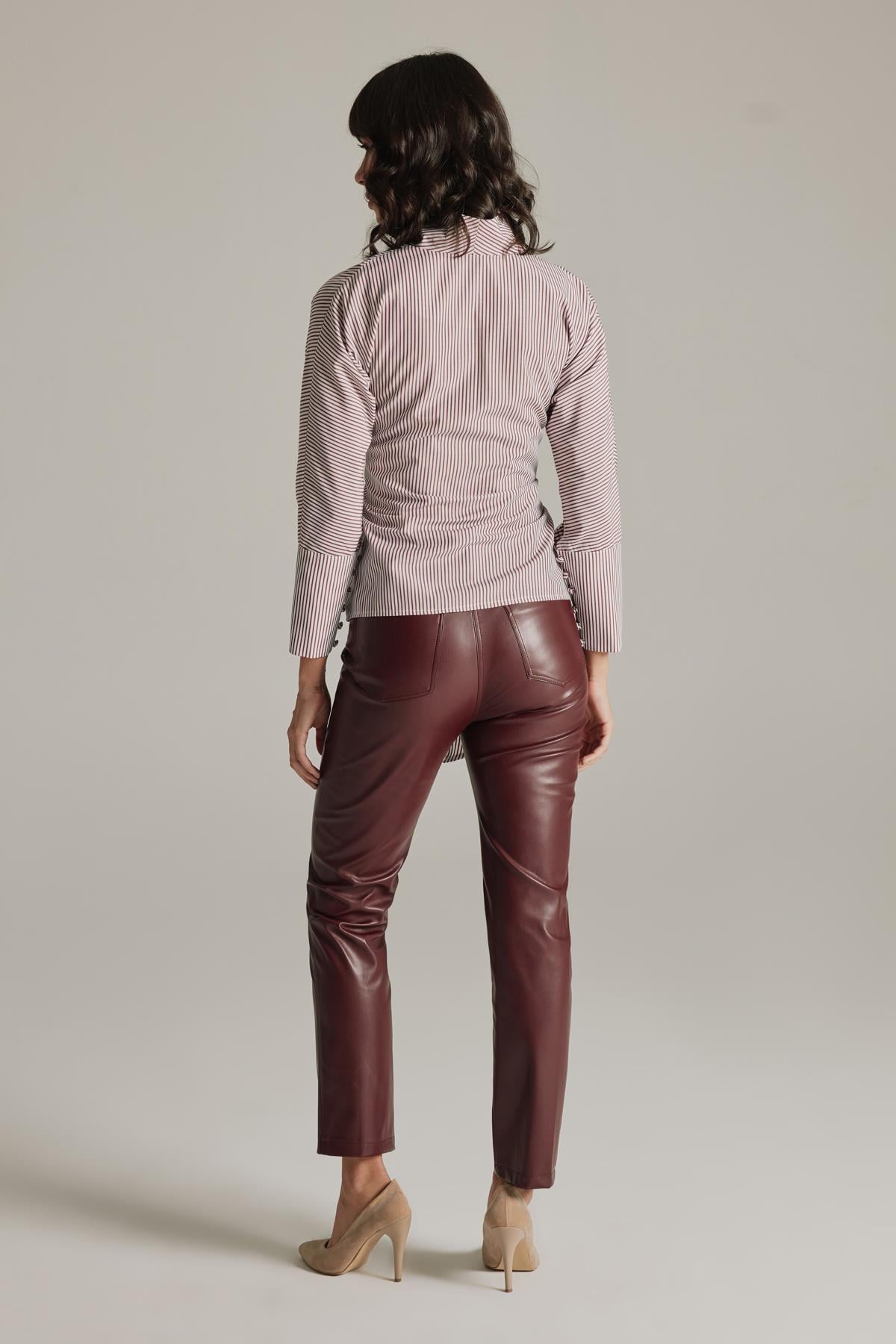Aden Shirt Vino-Modalody-Plus Size Shirts 