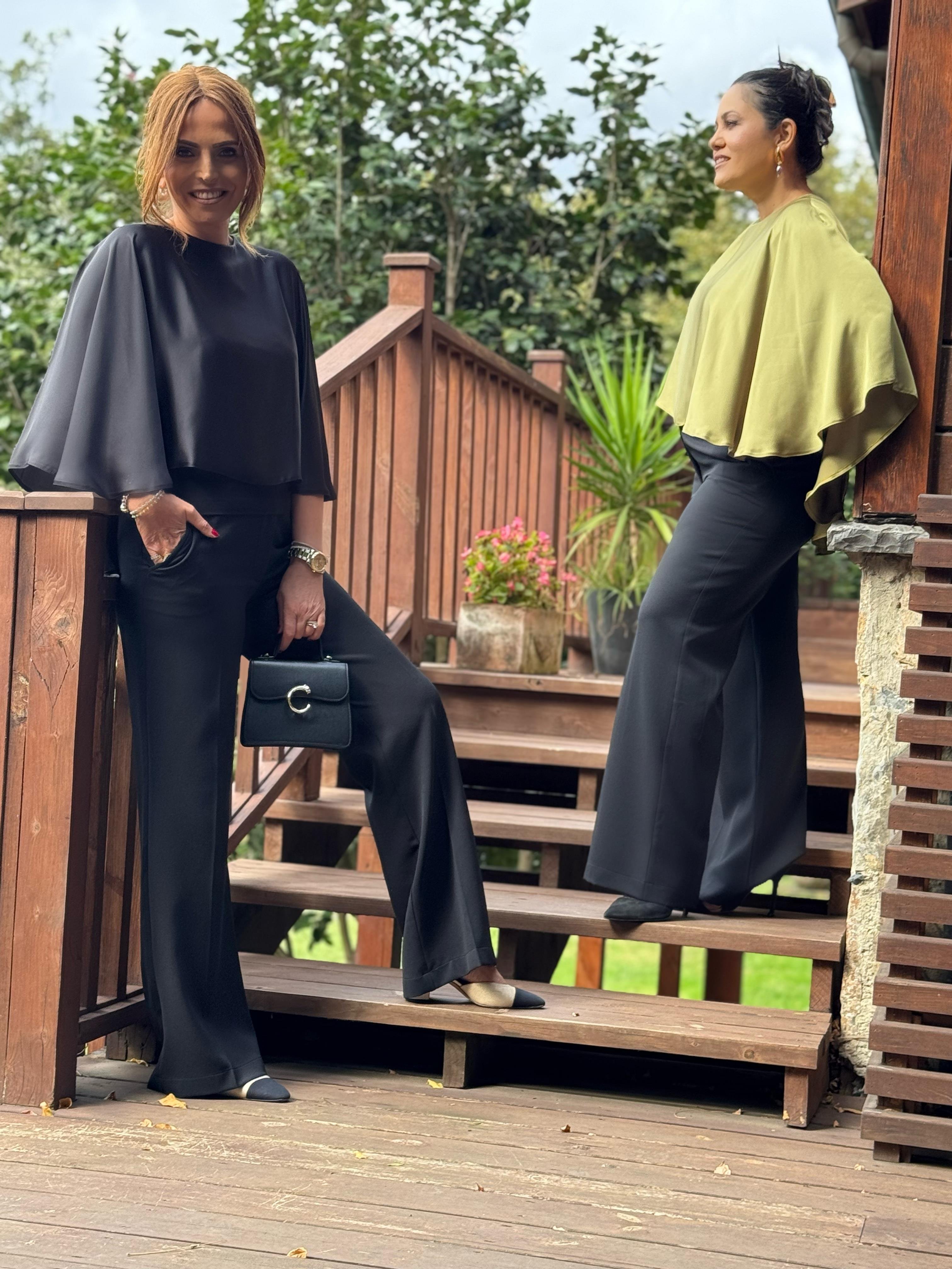 Alda Bluz Siyah-Modalody-Blouses