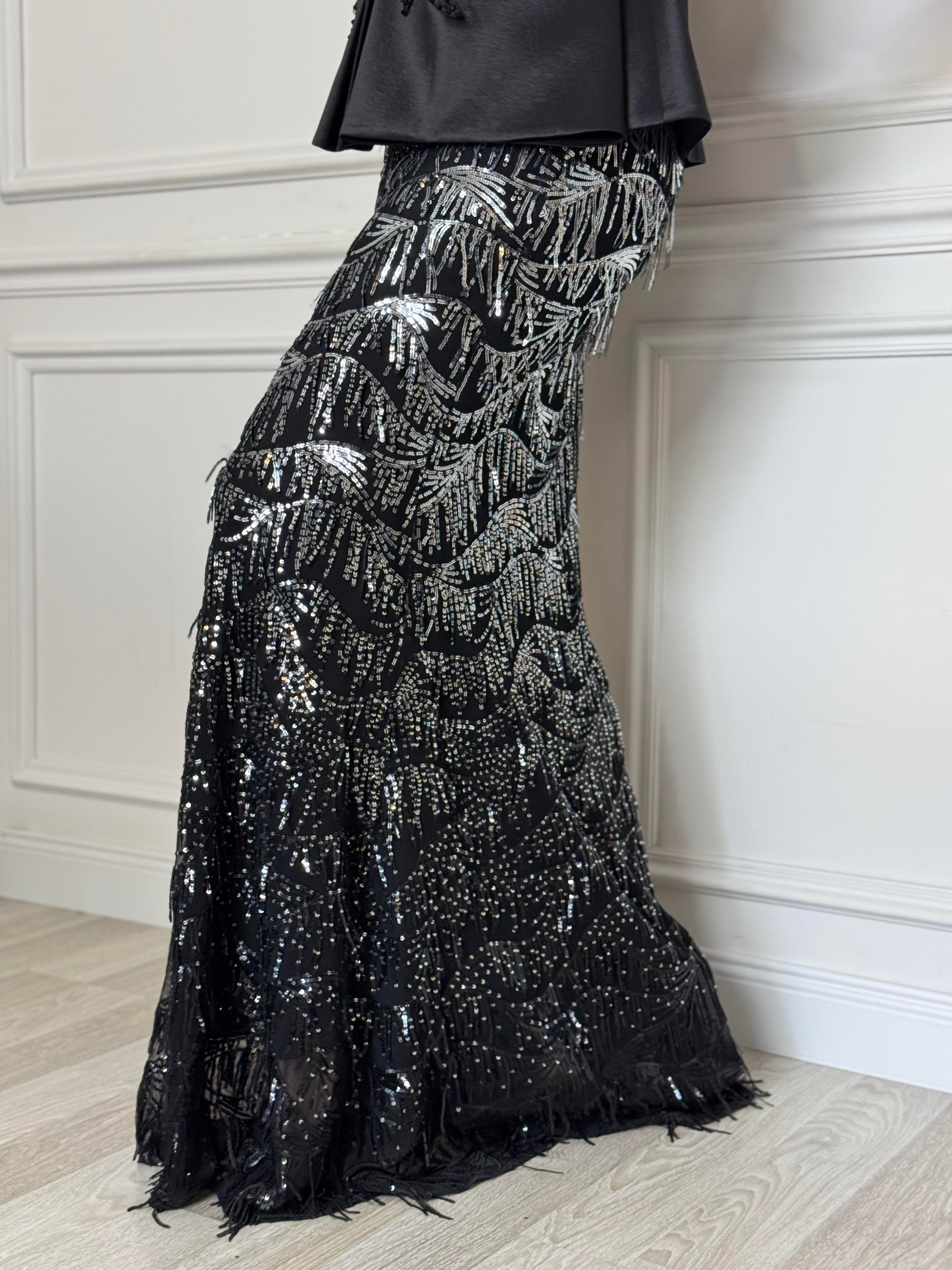 Allegra Etek Siyah-Modalody-Skirts