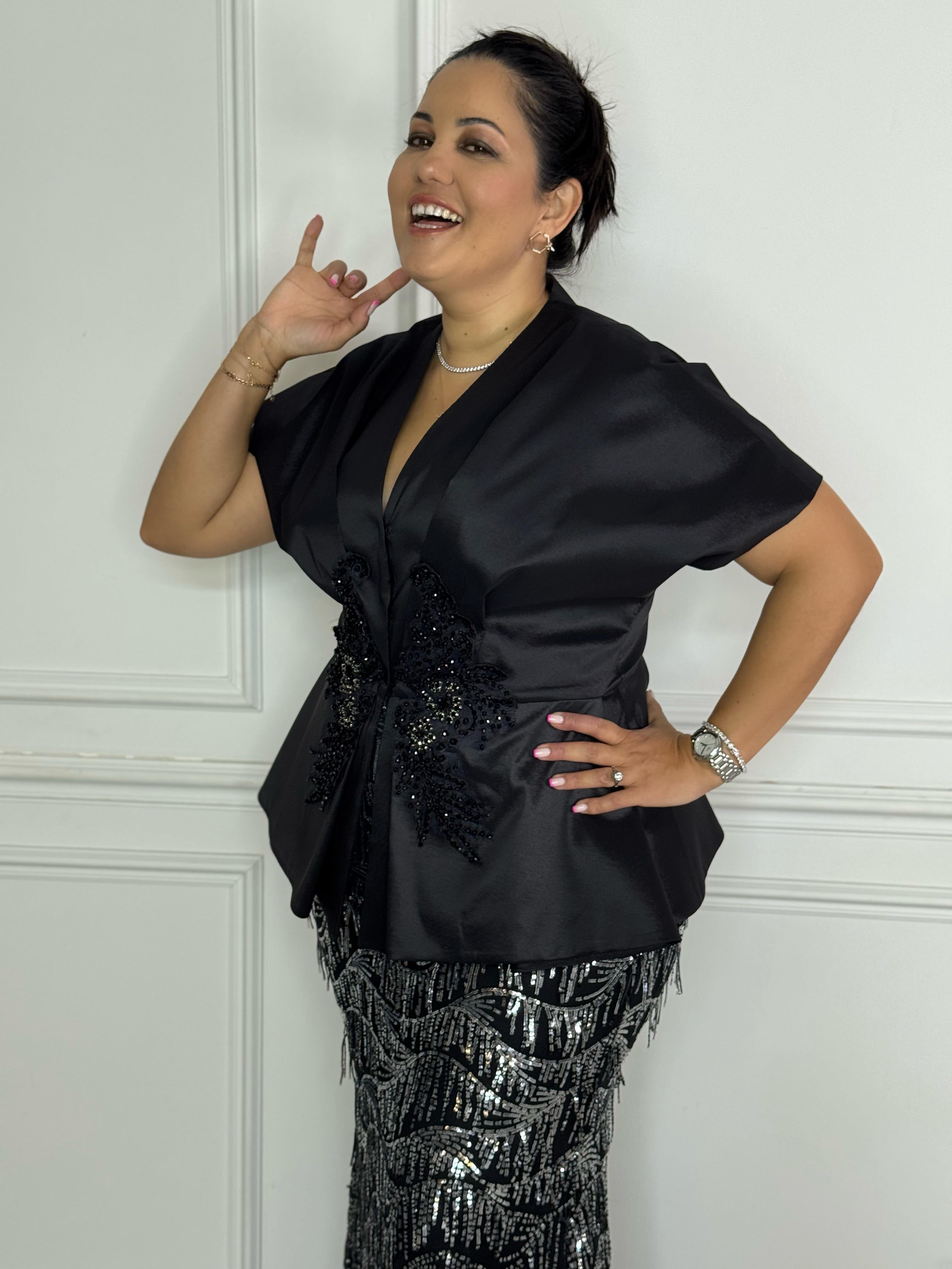 Amara Jacket Black-Modalody-Jackets & Coats