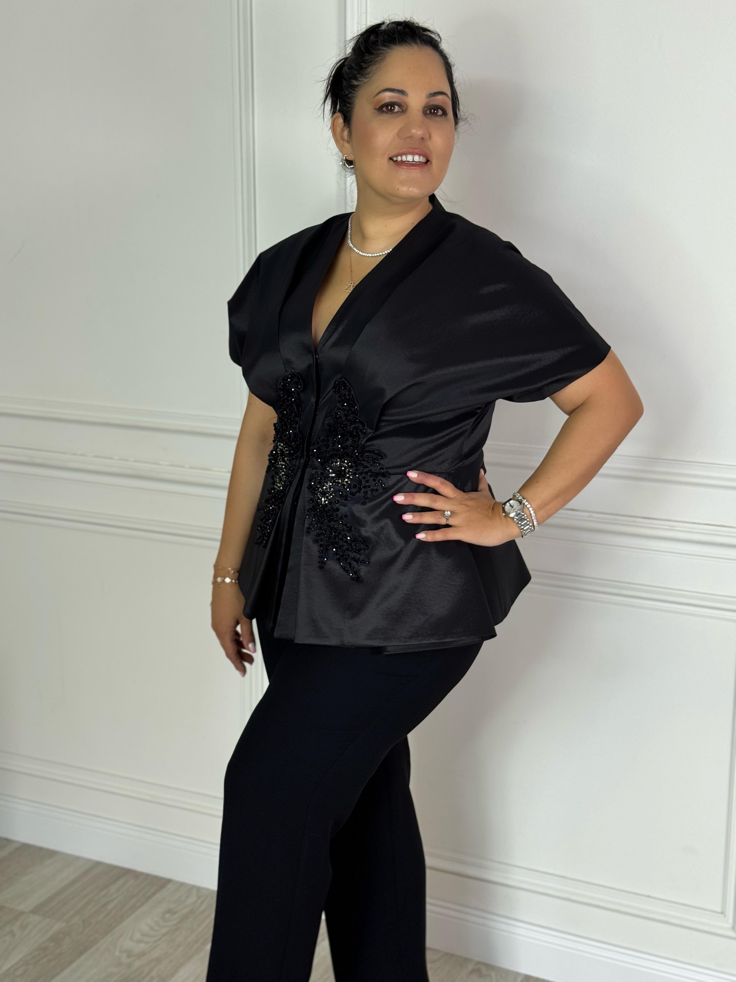 Amara Jacket Black-Modalody-Jackets & Coats