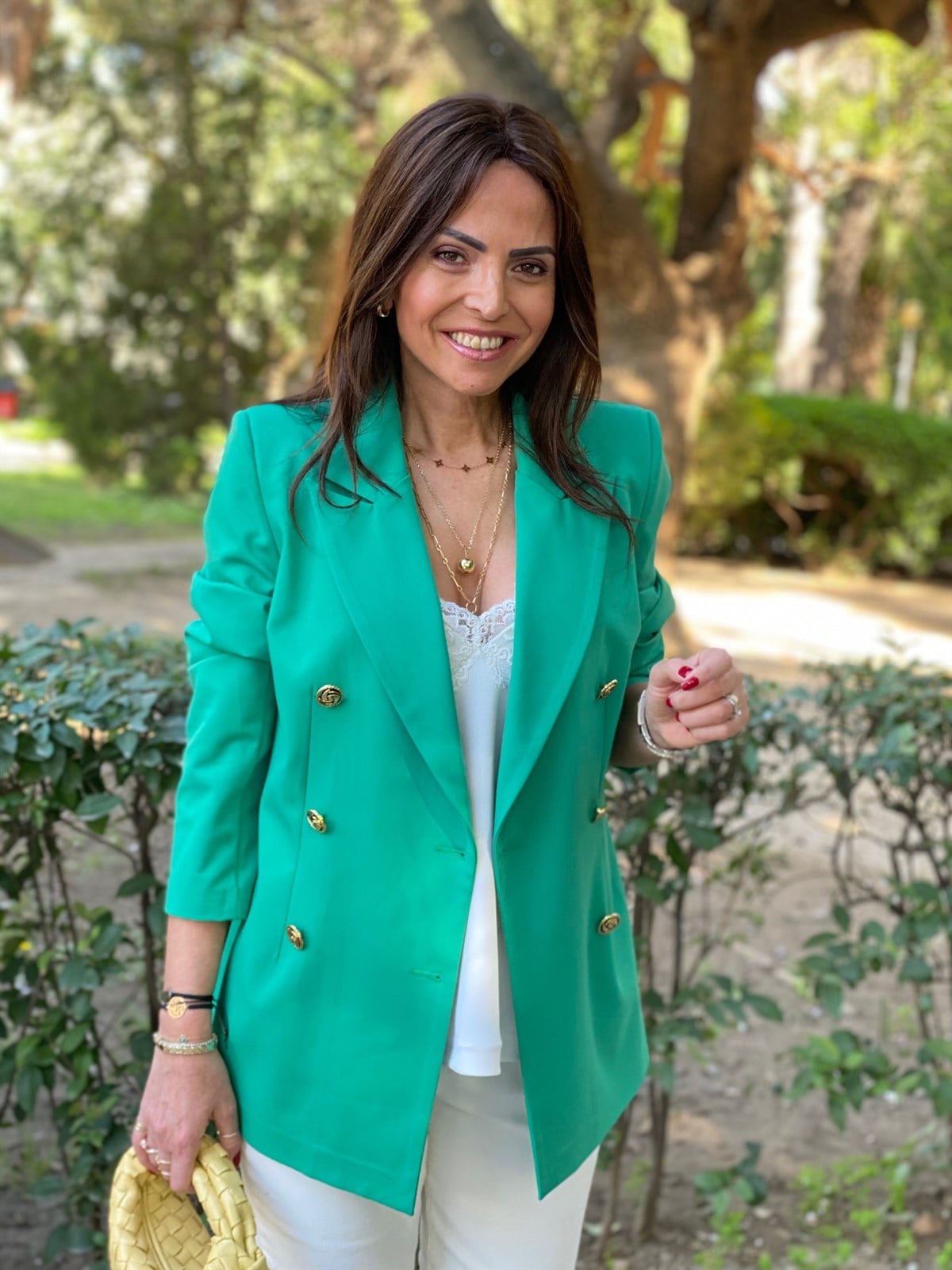 Amber Ceket Yeşil-Modalody-Ceket