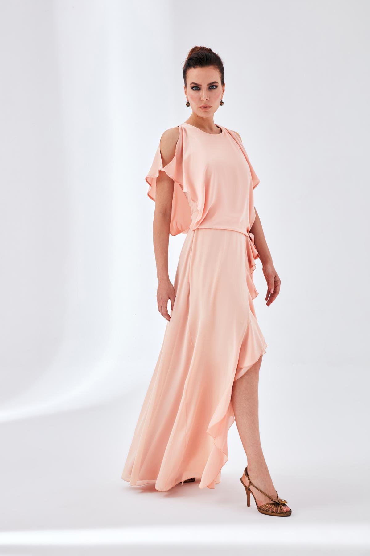 Amelie Dress Blush-Modalody-Plus Size Dresses