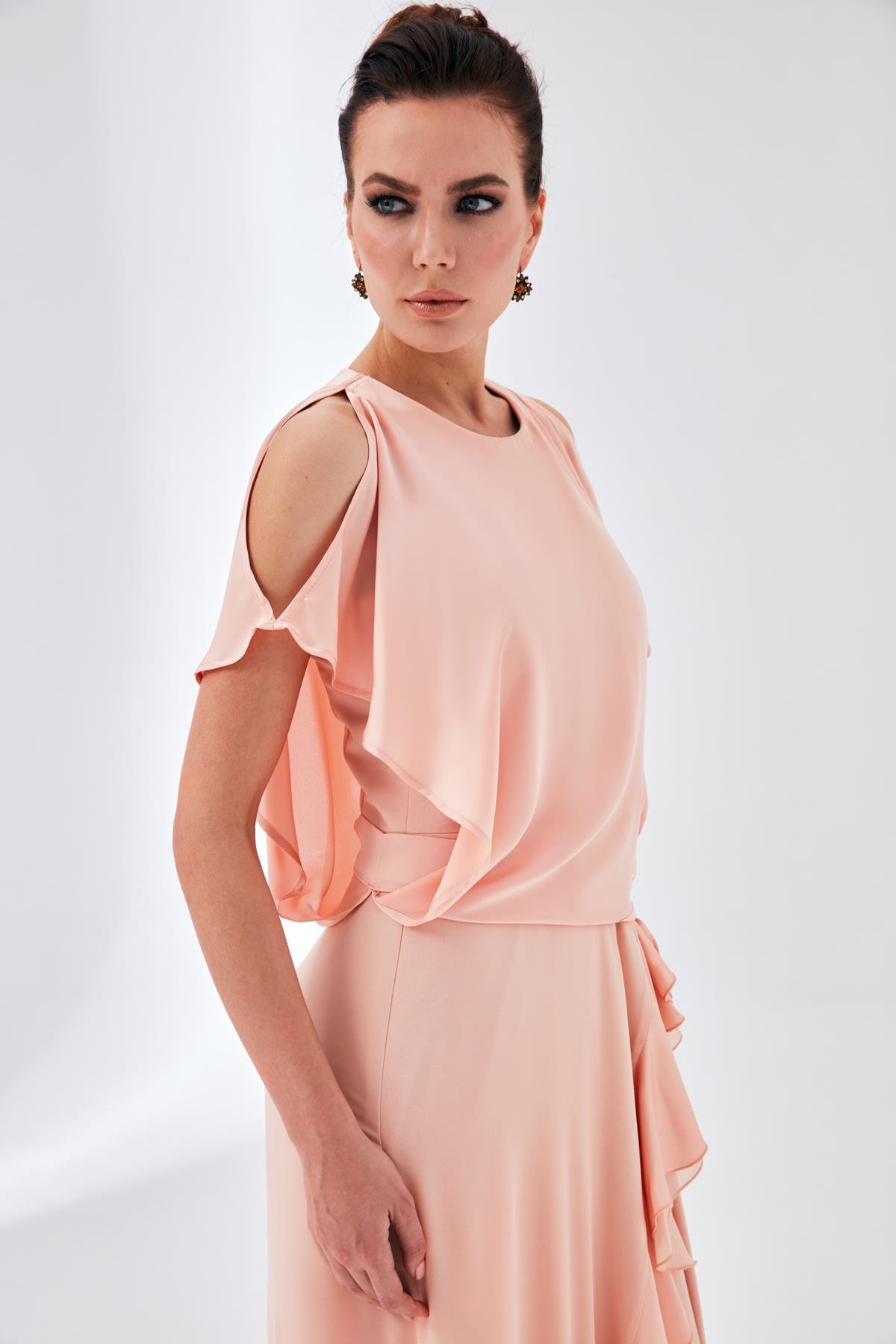 Amelie Dress Blush-Modalody-Plus Size Dresses
