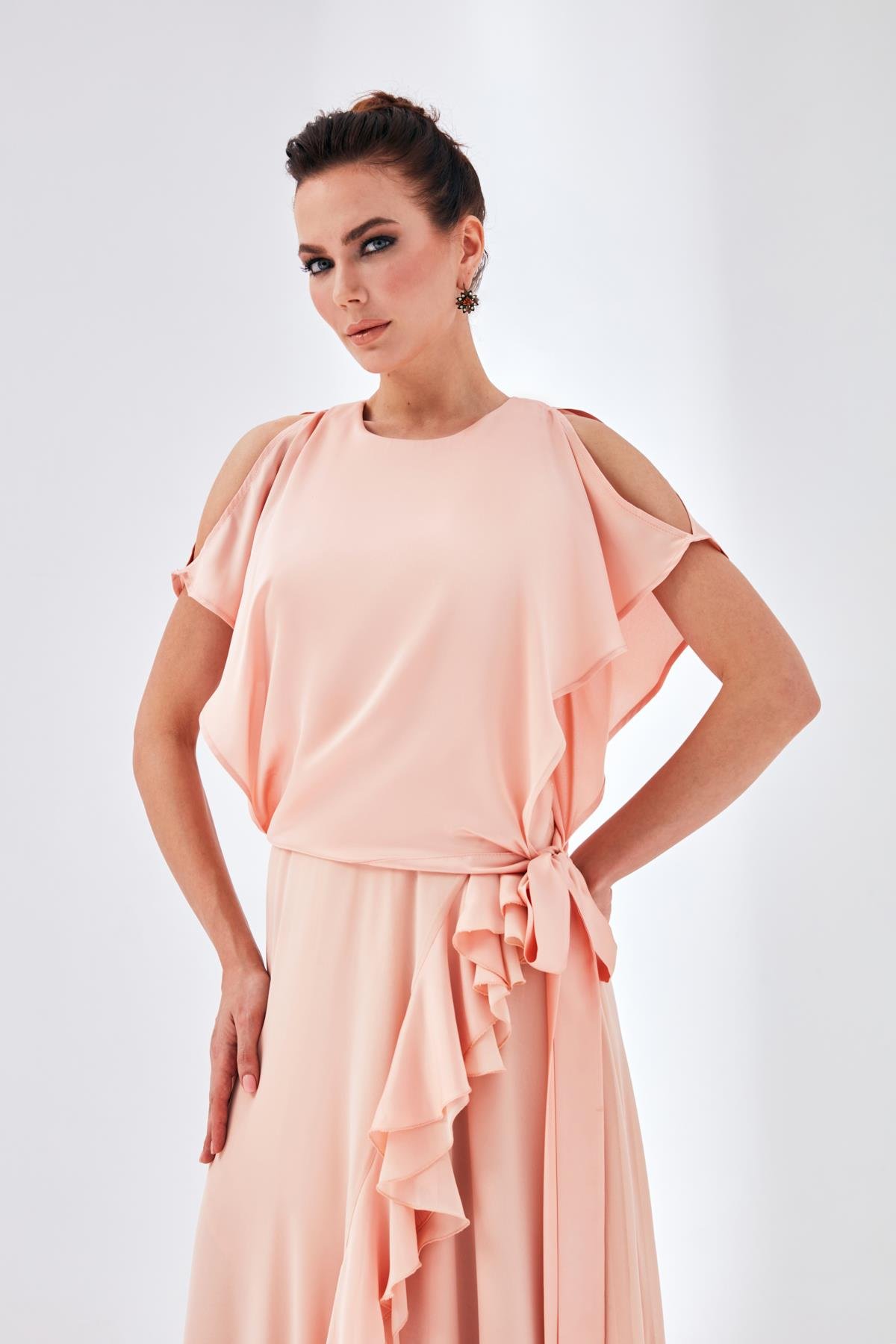 Amelie Dress Blush-Modalody-Plus Size Dresses