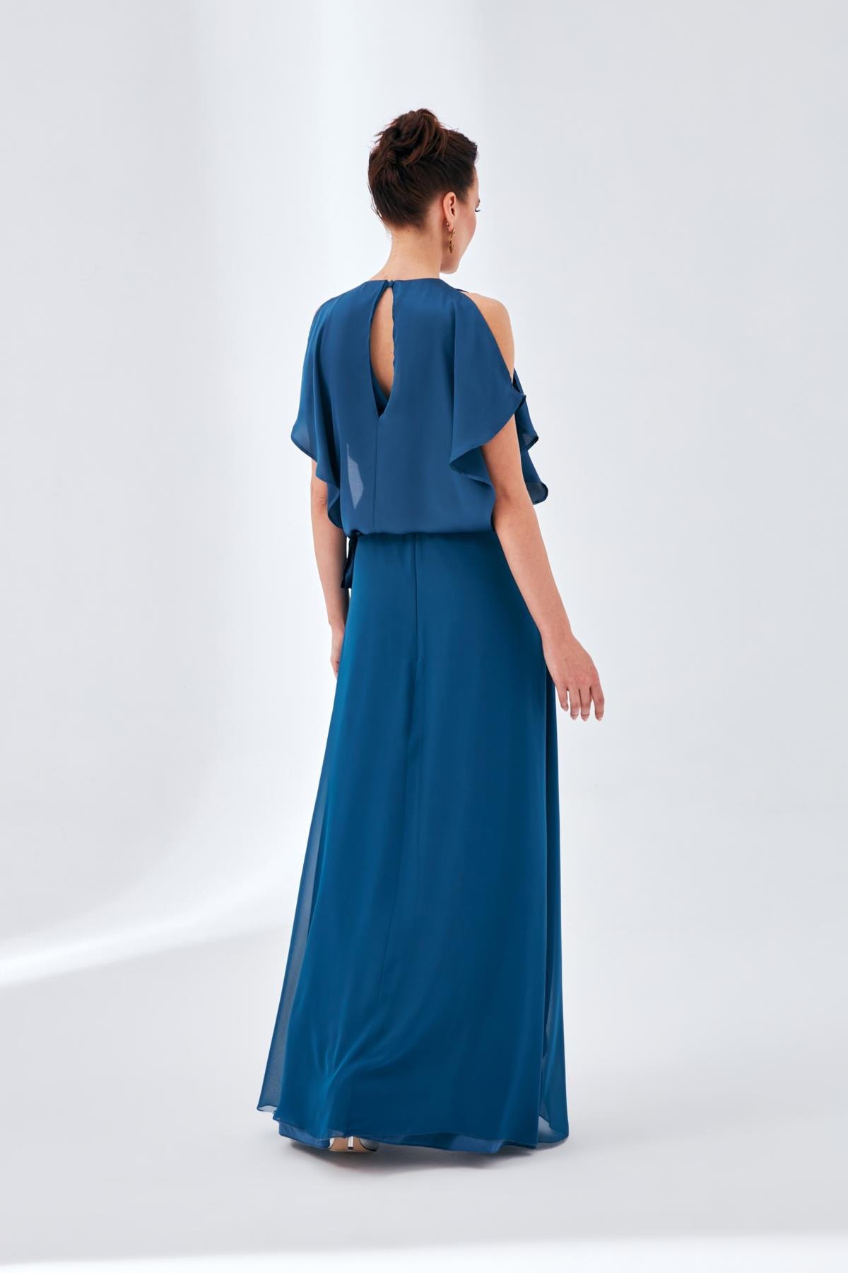 Amelie Dress Indigo-Modalody-Plus Size Evening Gowns