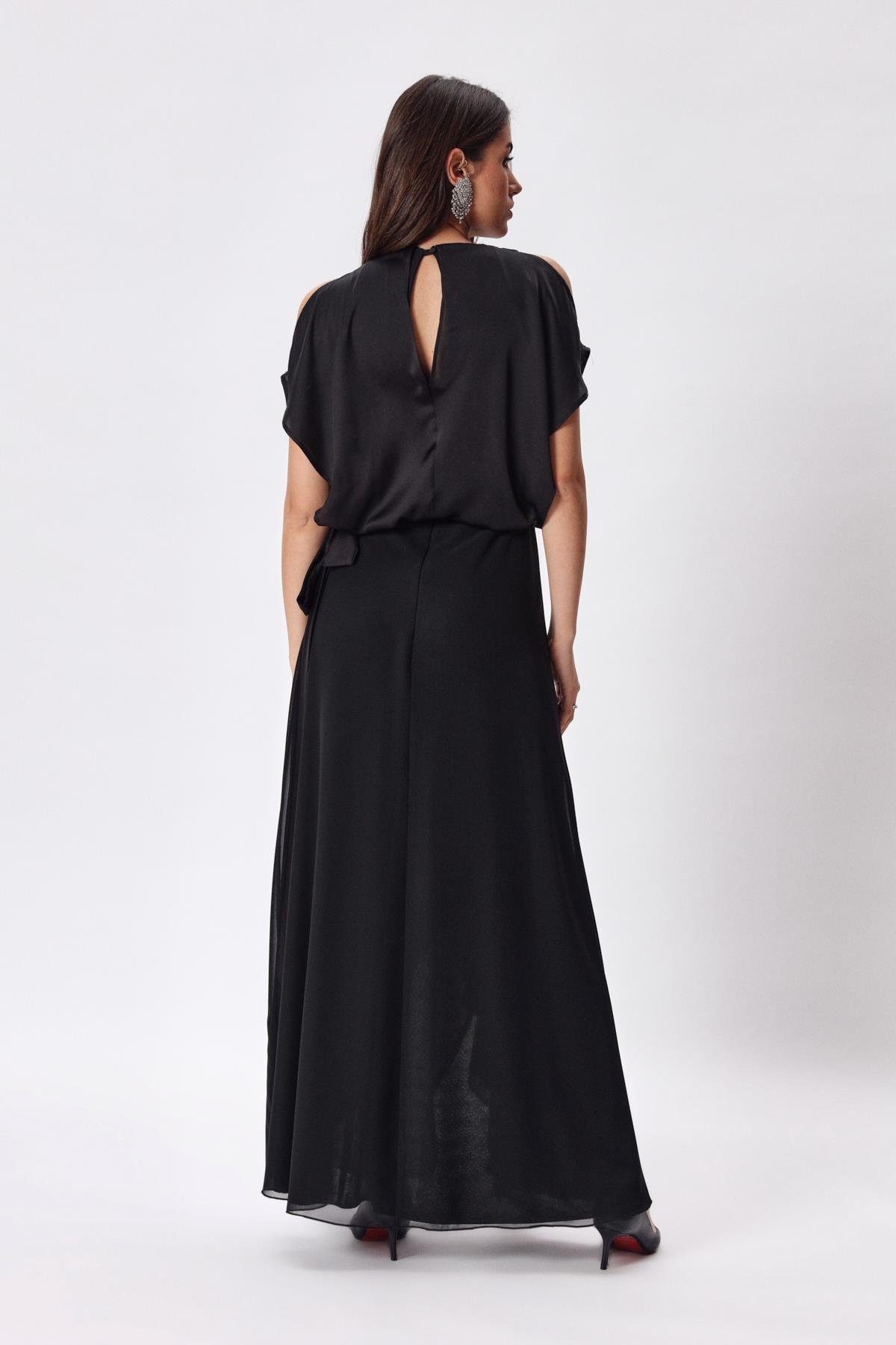 Amelia Dress Black-Modalody-Plus Size Evening Gowns