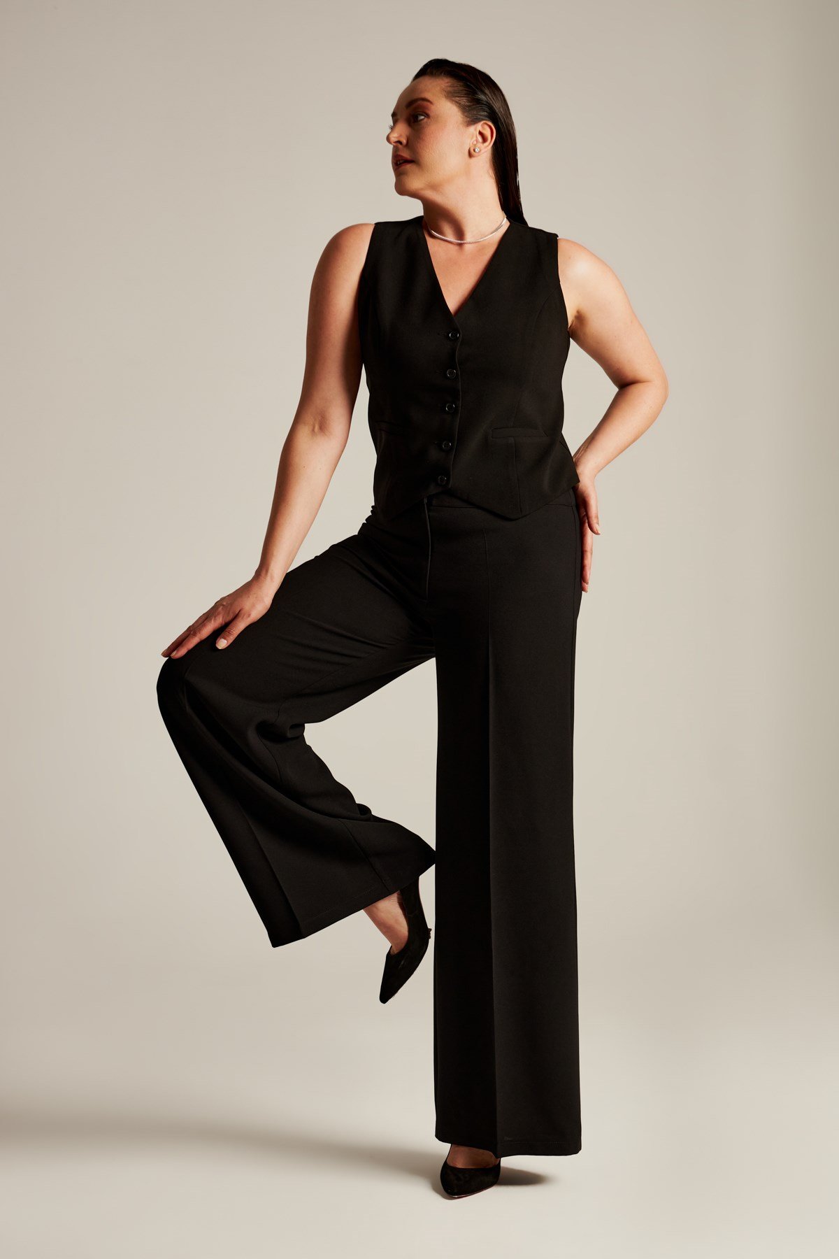 Annabel Vest Black-Modalody-Vests