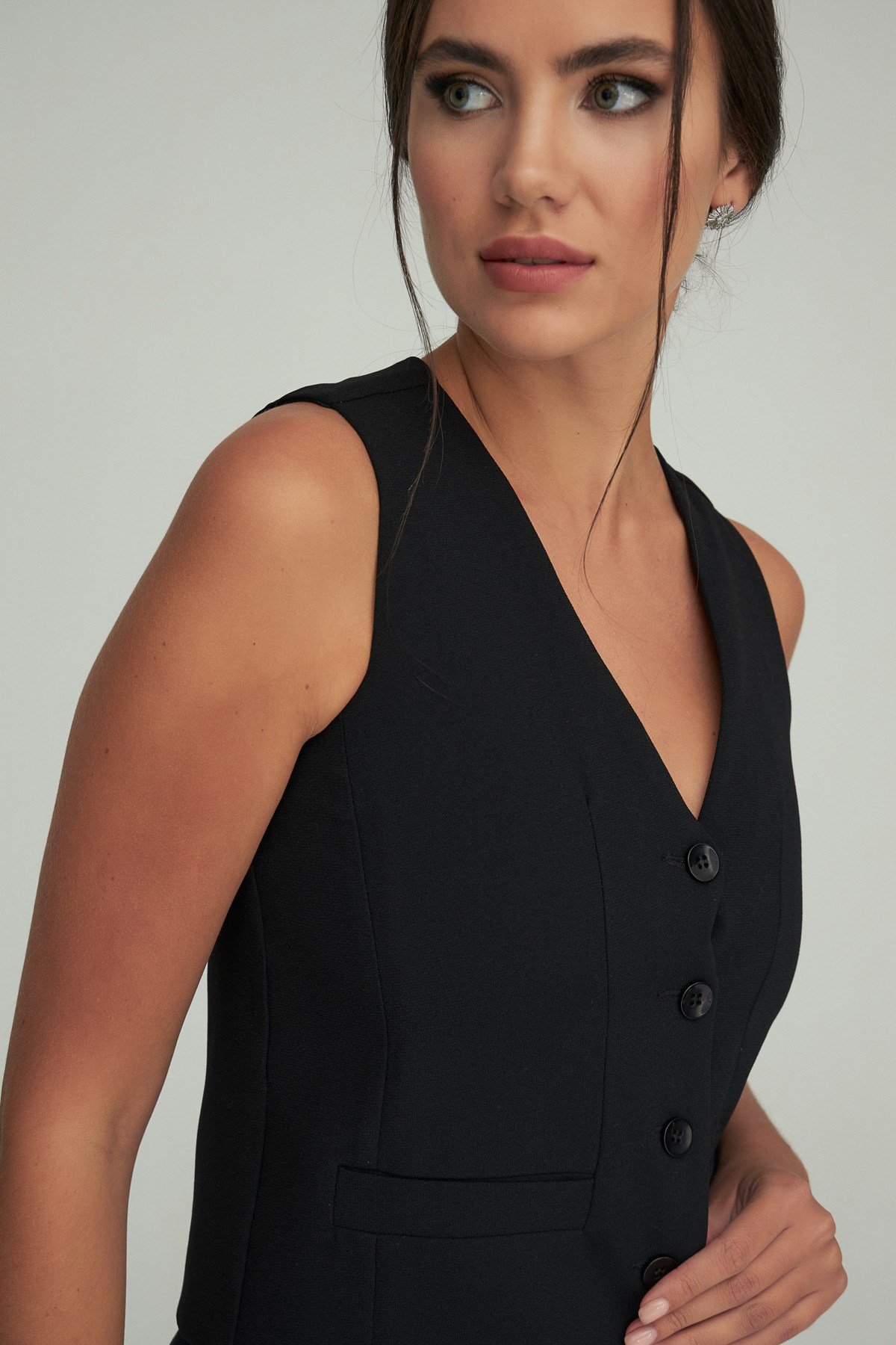 Annabel Vest Black-Modalody-Vests