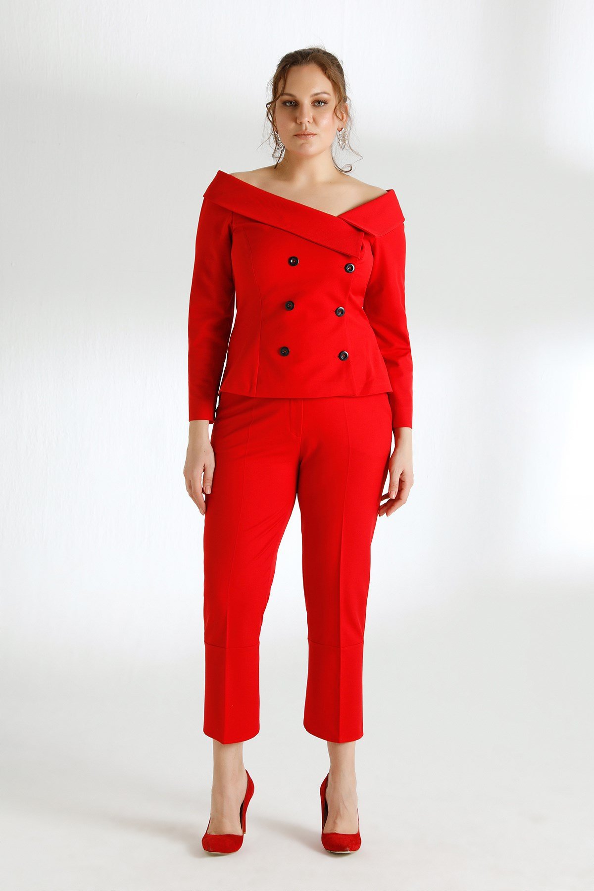 Arya Trousers Red-Modalody-Pants