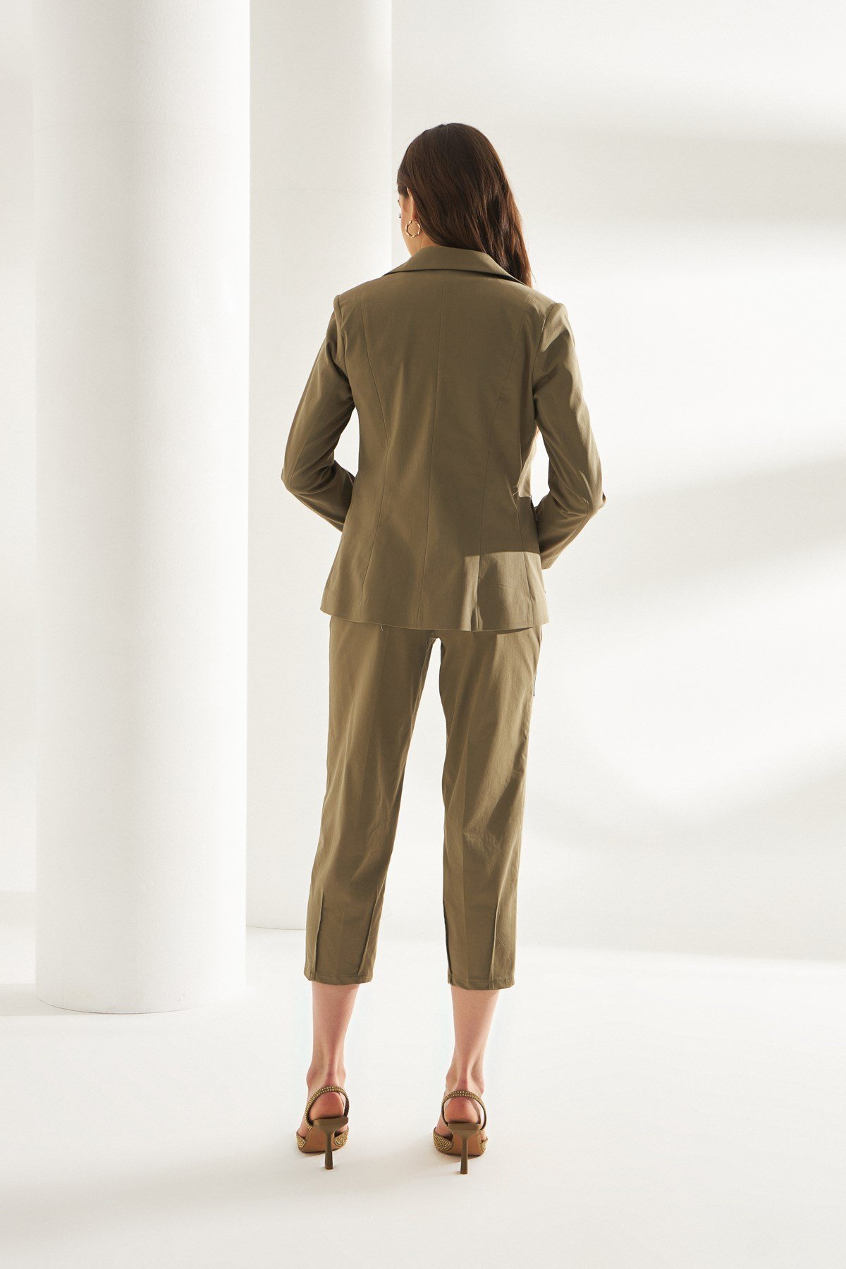 Bella Jacket Khaki-Modalody-Plus Size Jackets
