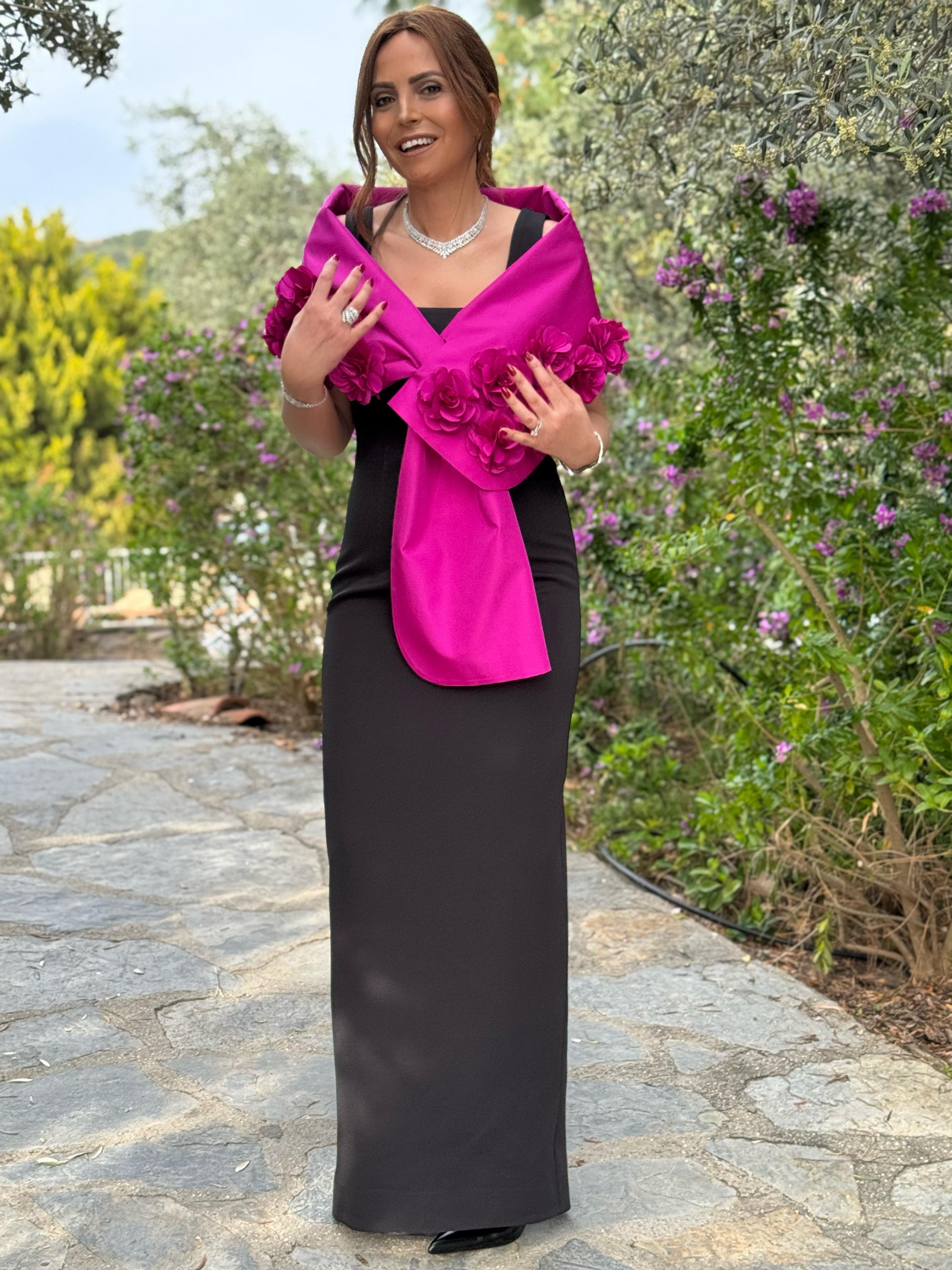 Coco Stole Fushia-Modalody-Accessories