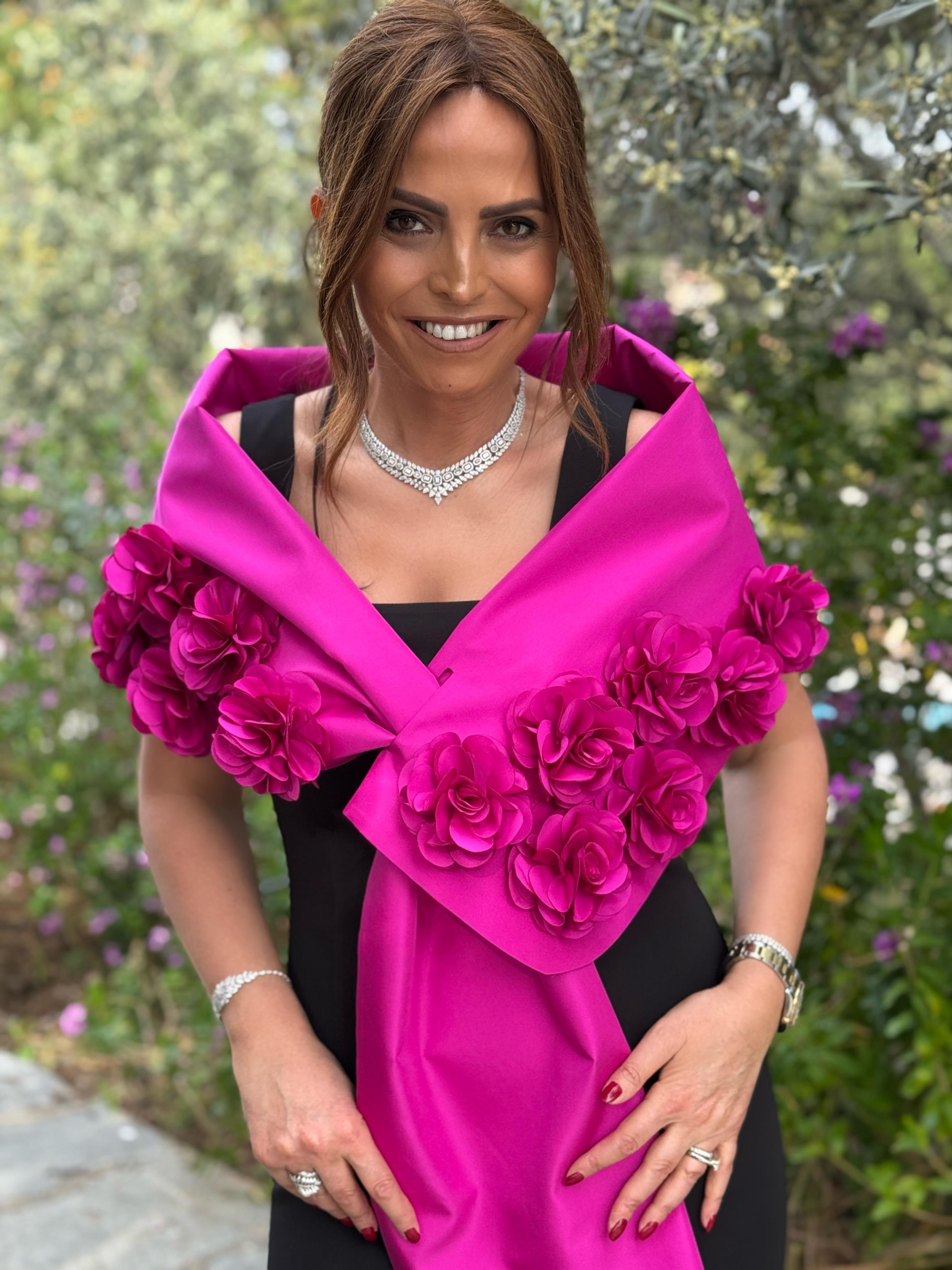 Coco Stole Fushia-Modalody-Accessories