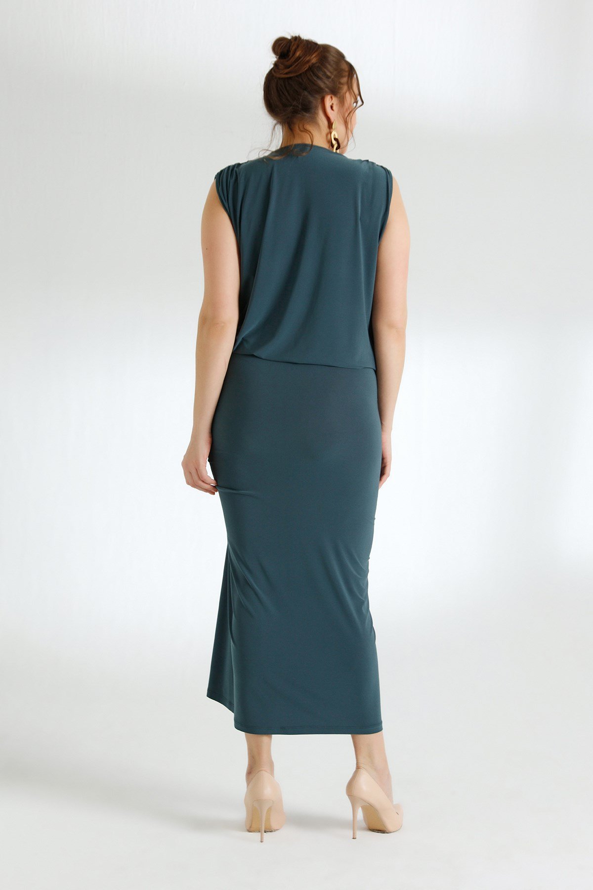 Cruz Skirt Green-Modalody-Skirts
