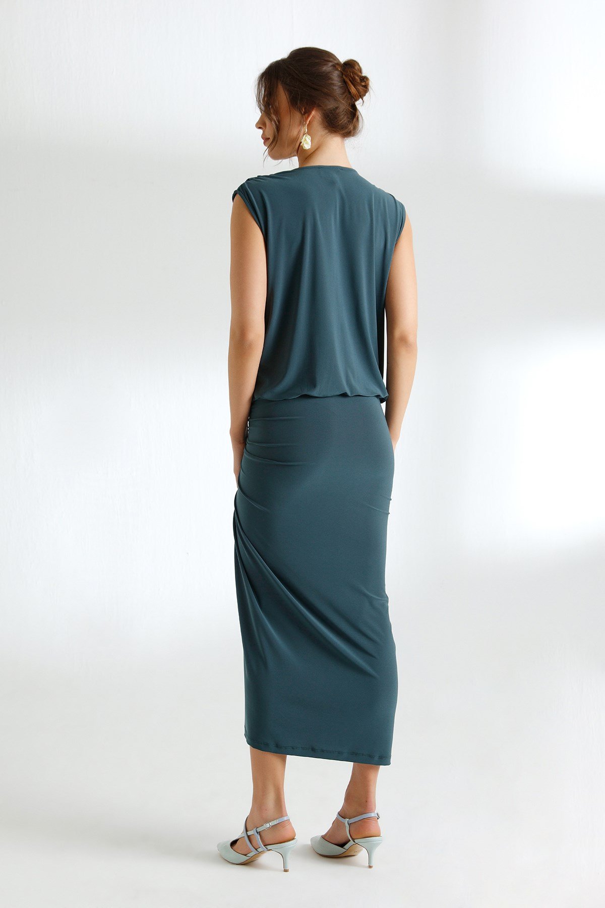 Cruz Skirt Green-Modalody-Skirts
