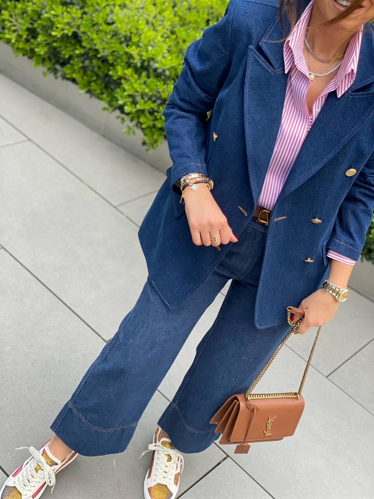 Denim Ceket-Modalody-Plus Size Jackets