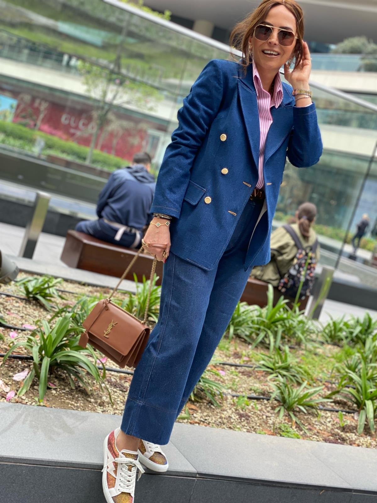 Denim Ceket-Modalody-Plus Size Jackets