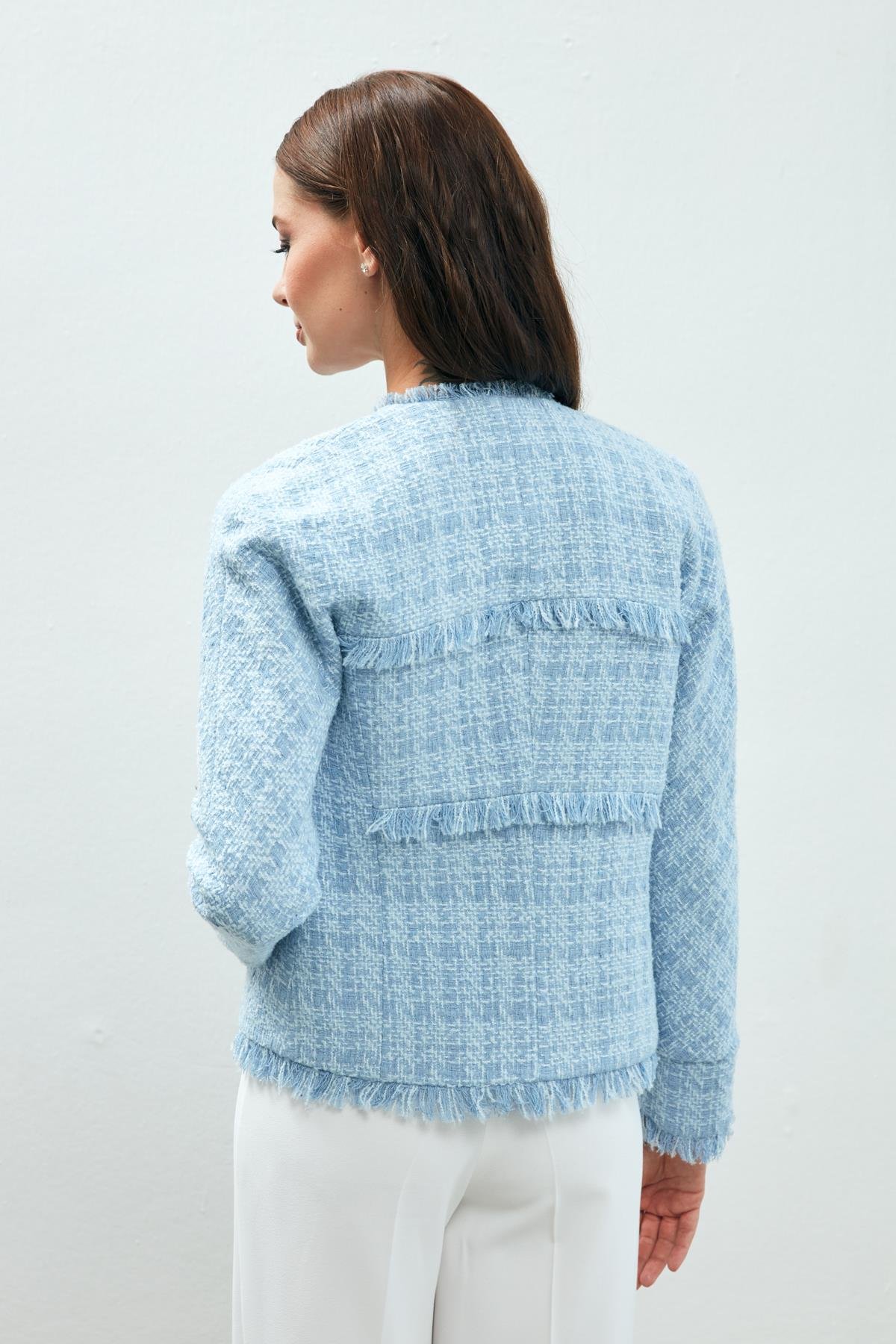 Diva Jacket Blue-Modalody-Plus Size Jackets