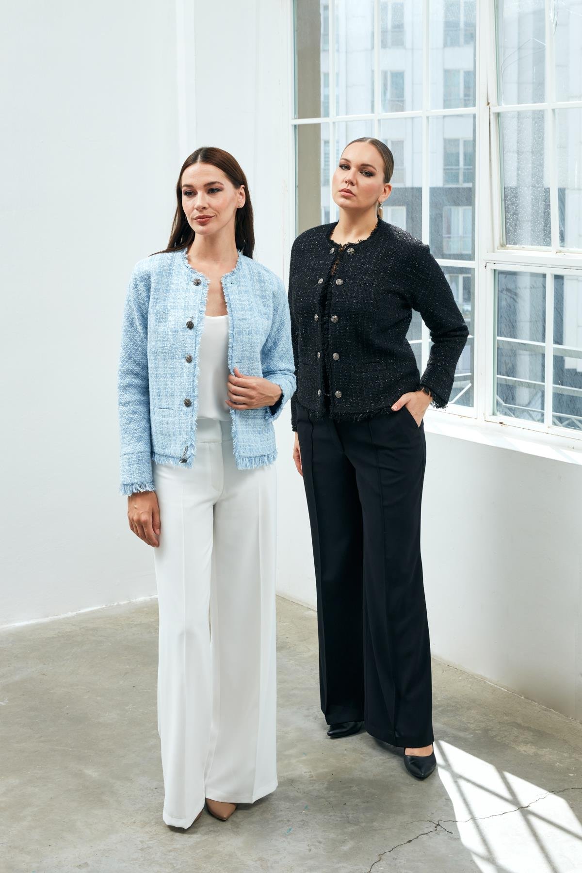 Diva Jacket Blue-Modalody-Plus Size Jackets
