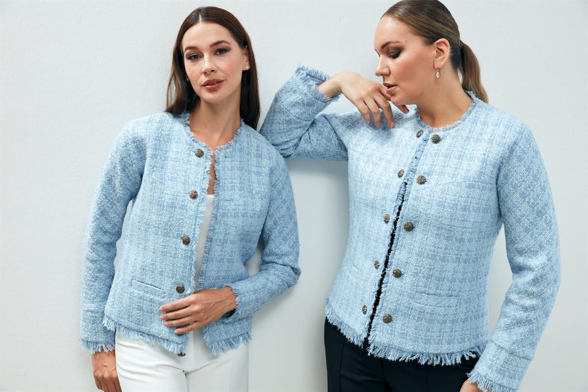 Diva Jacket Blue-Modalody-Plus Size Jackets