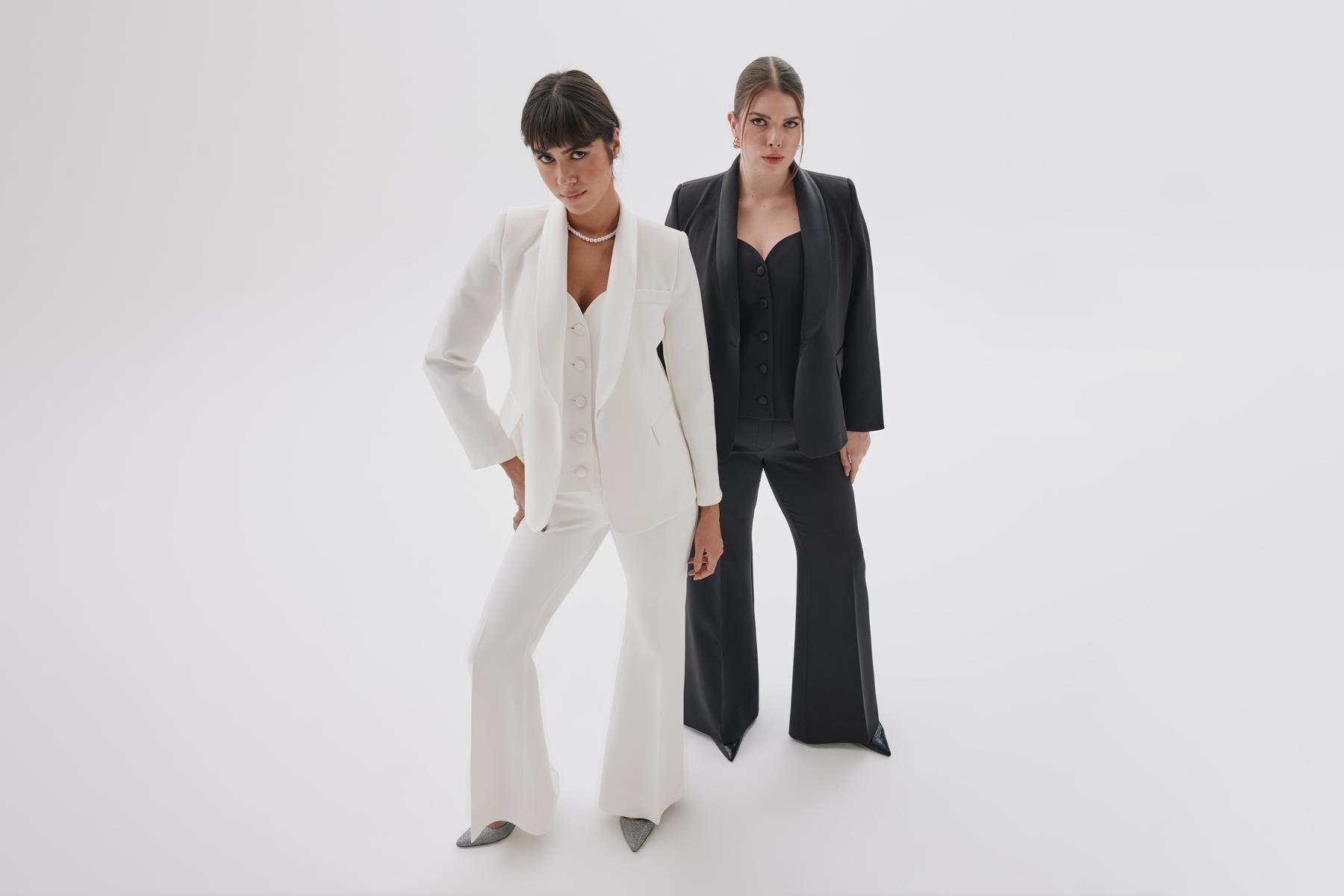Ella Trousers White-Modalody-Plus Size Trousers