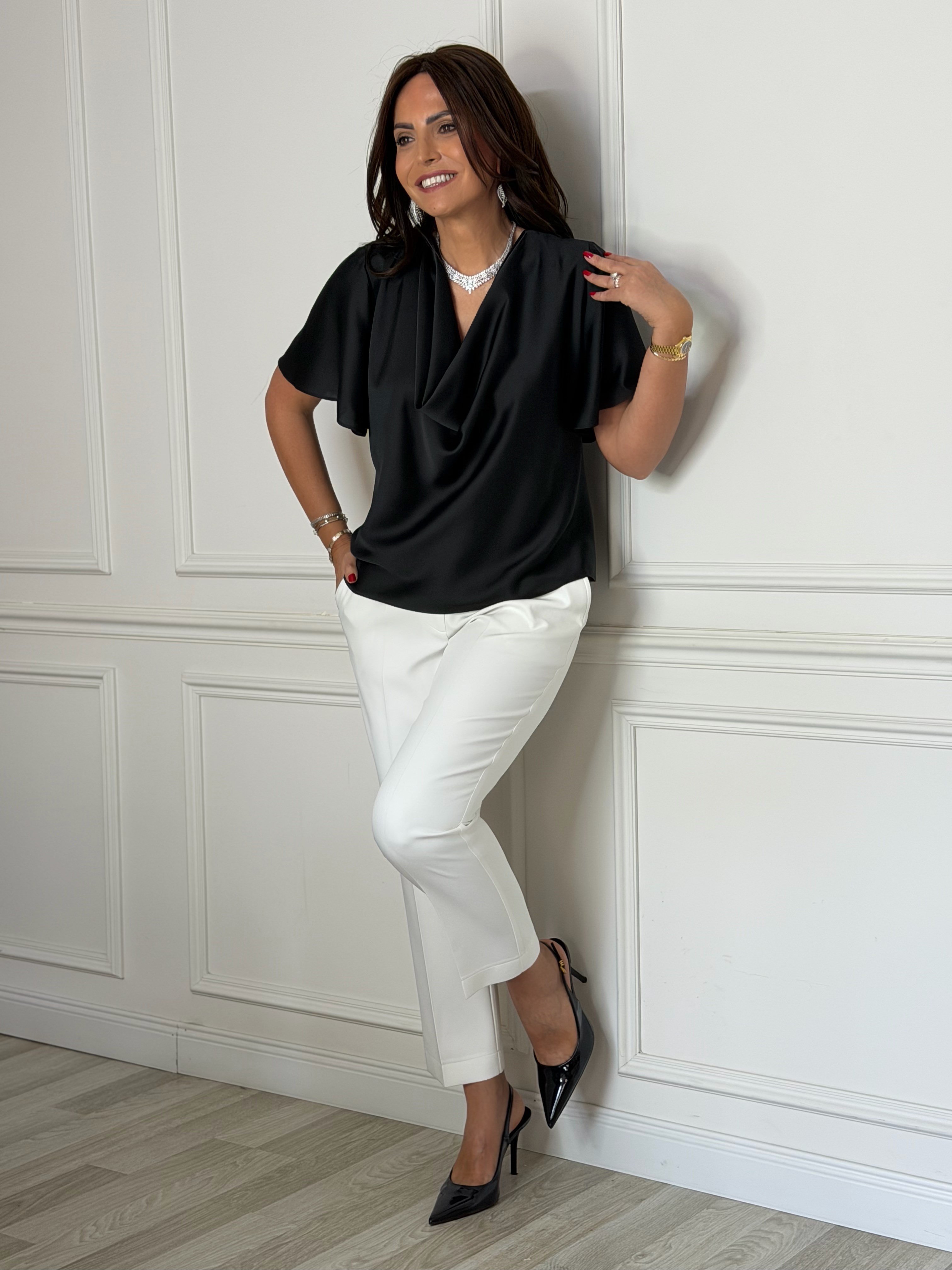 Etro Bluz Siyah-Modalody-Blouses