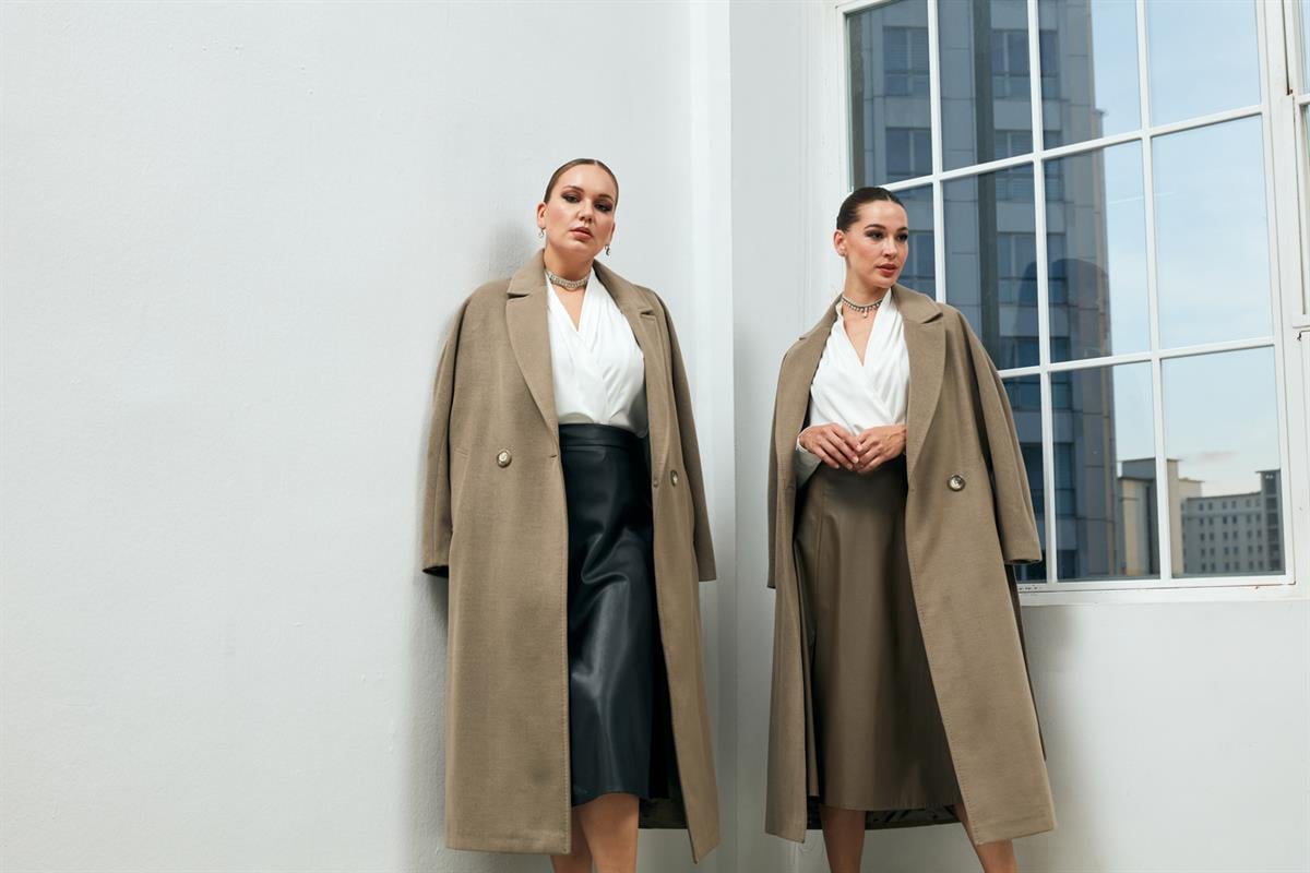 Femina Palto Vizon-Modalody-Dış Giyim