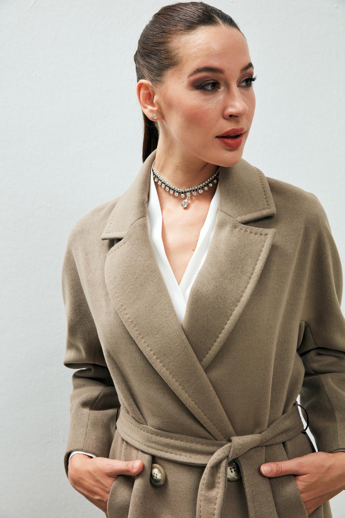 Femina Palto Vizon-Modalody-Dış Giyim