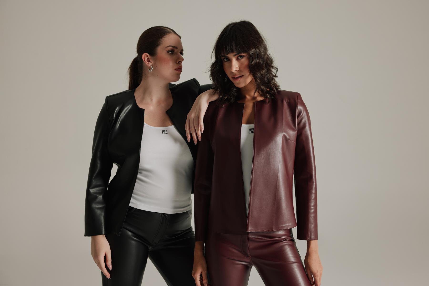 Franco Jacket Burgundy-Modalogy-Jackets & Coats