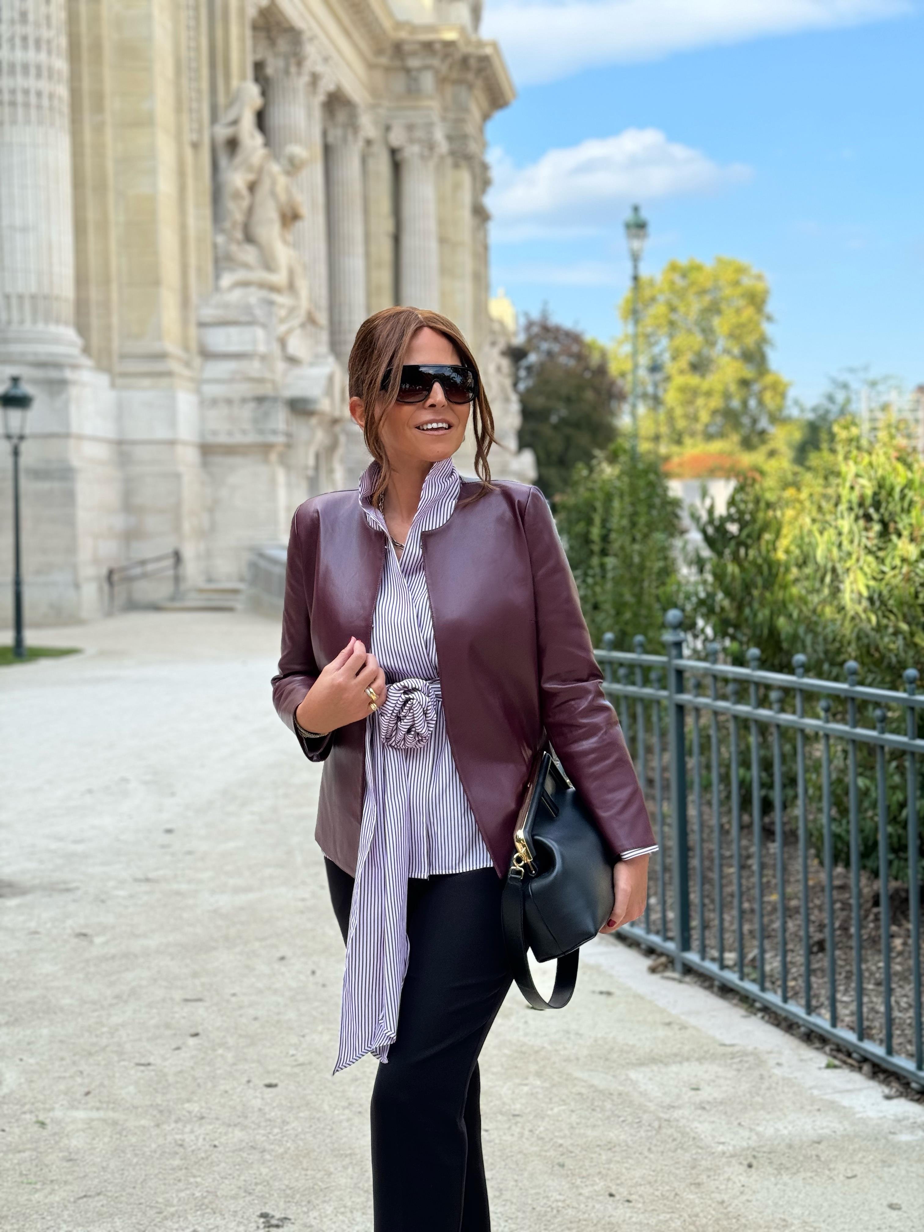 Franco Deri Ceket Bordo-Modalogy-Jackets & Coats