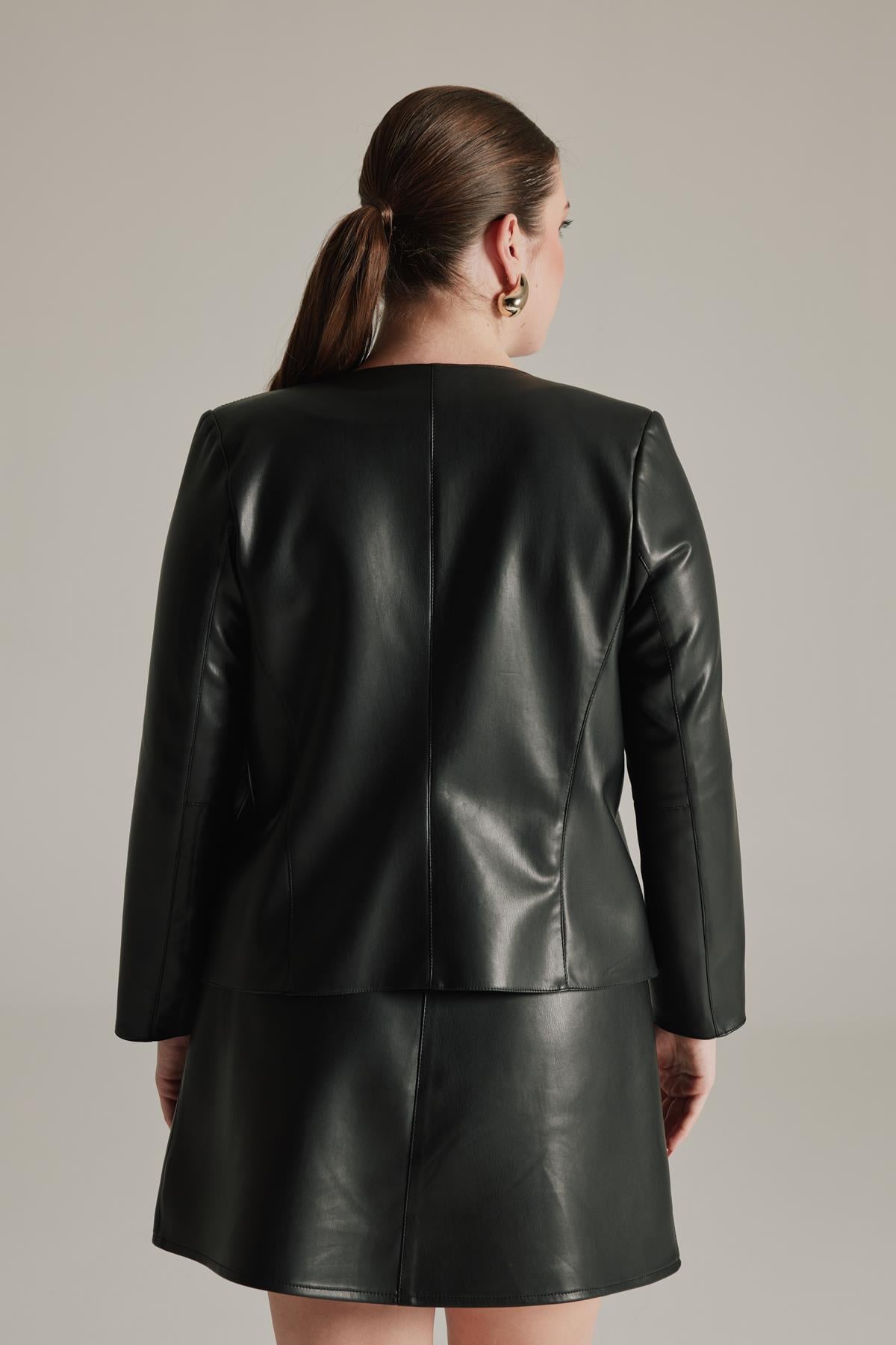 Franco Jacket Black-Modalogy-Jackets & Coats