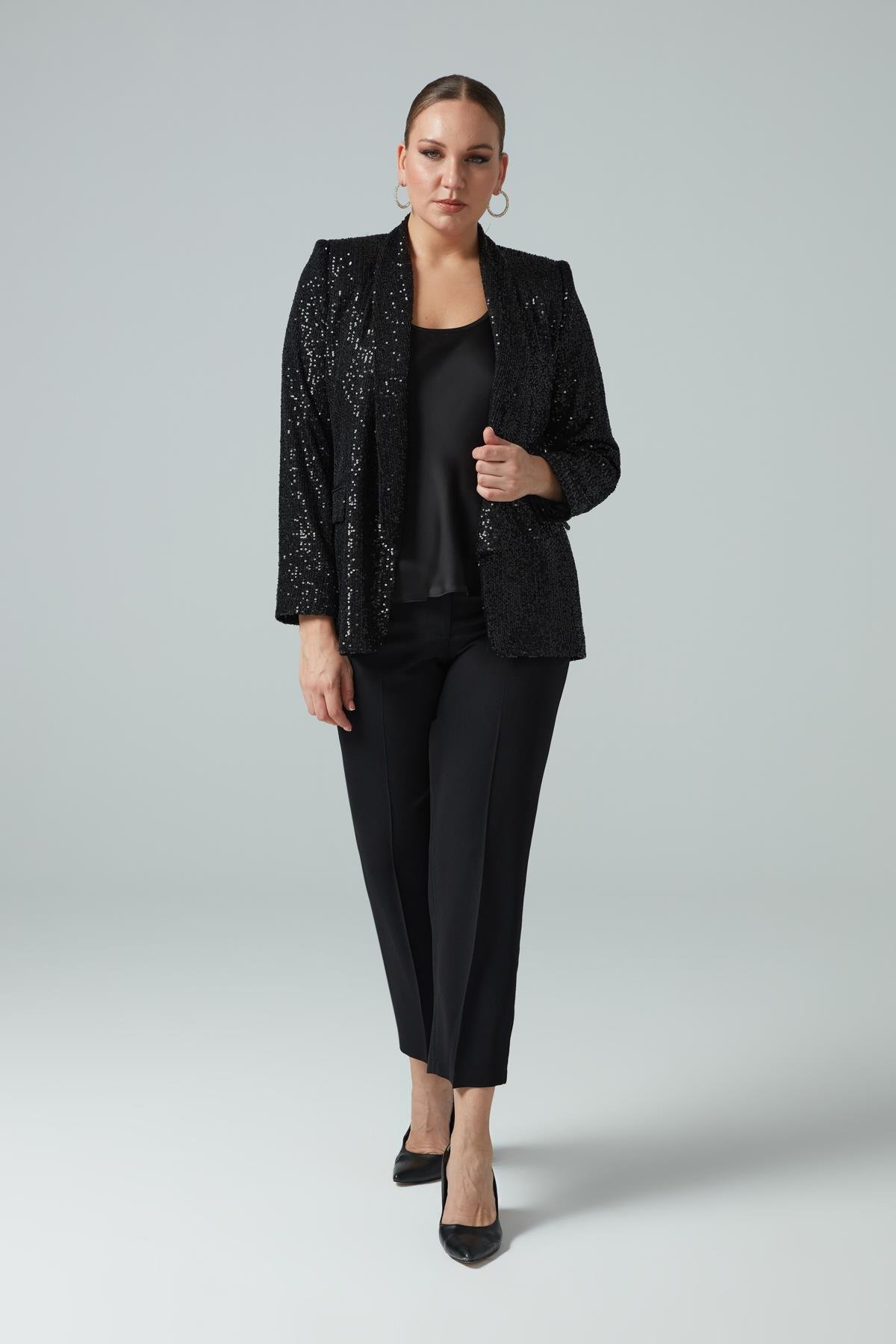 Galia Jacket Black-Modalody-Plus Size Jackets