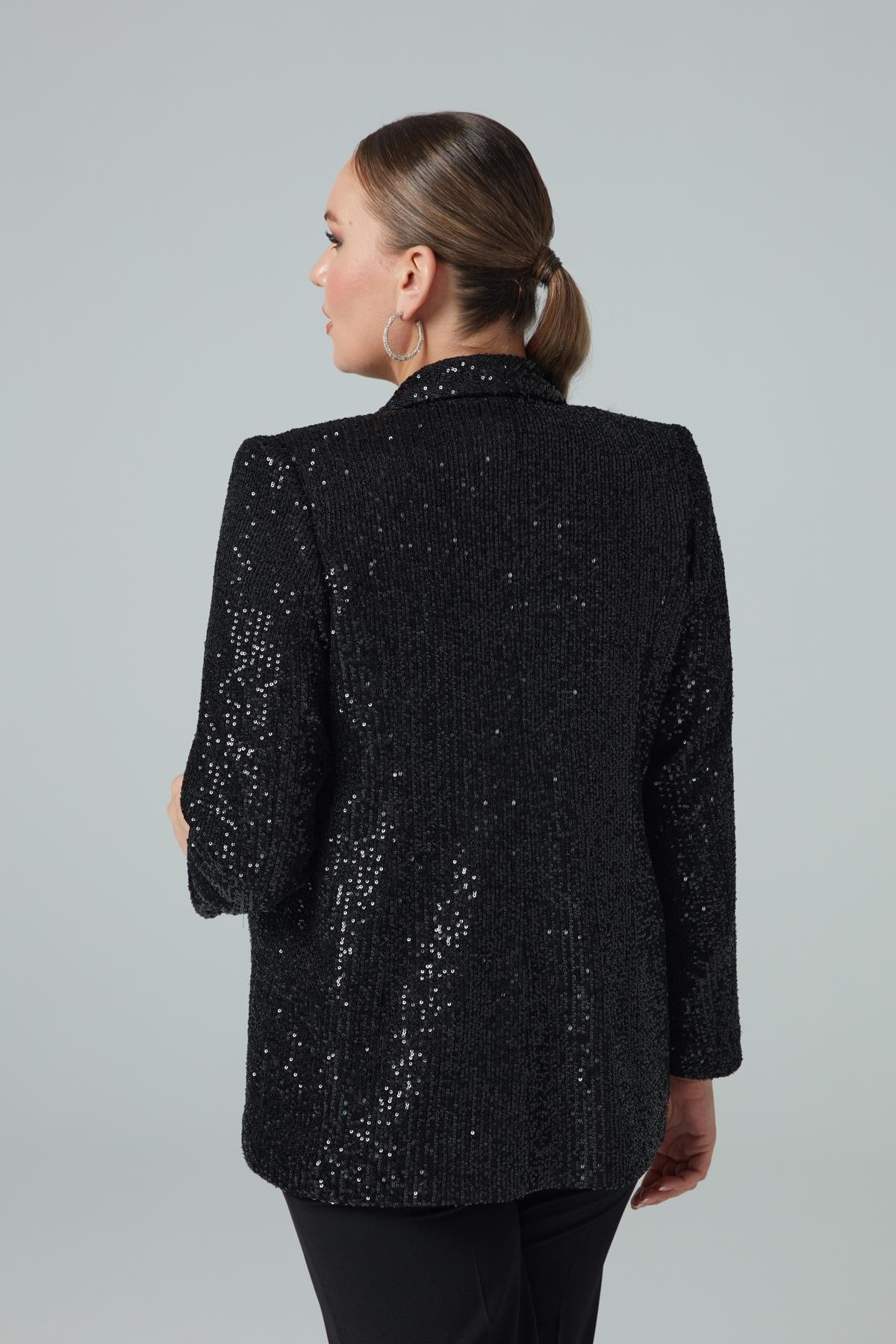 Galia Jacket Black-Modalody-Plus Size Jackets