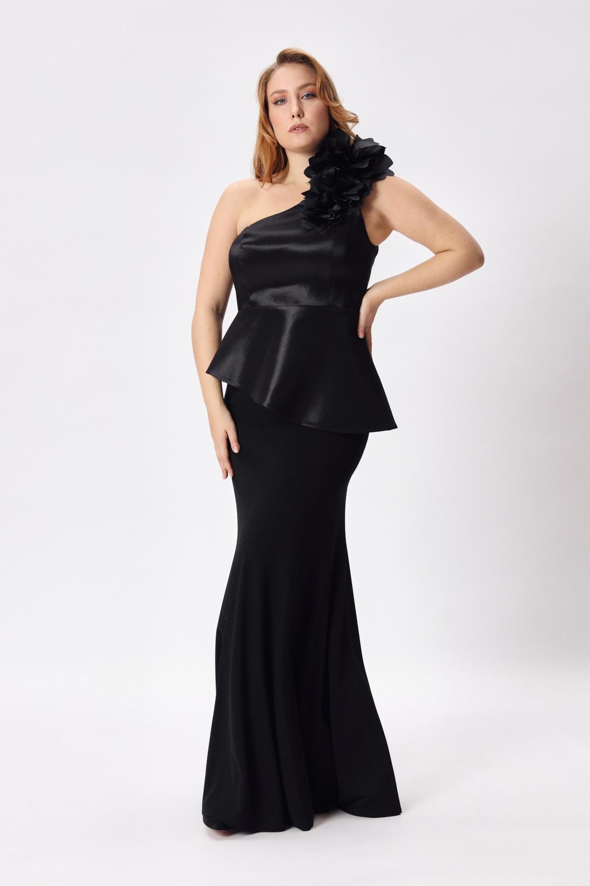 Gisele Blouse Black-Modalody-Plus Size Blouses