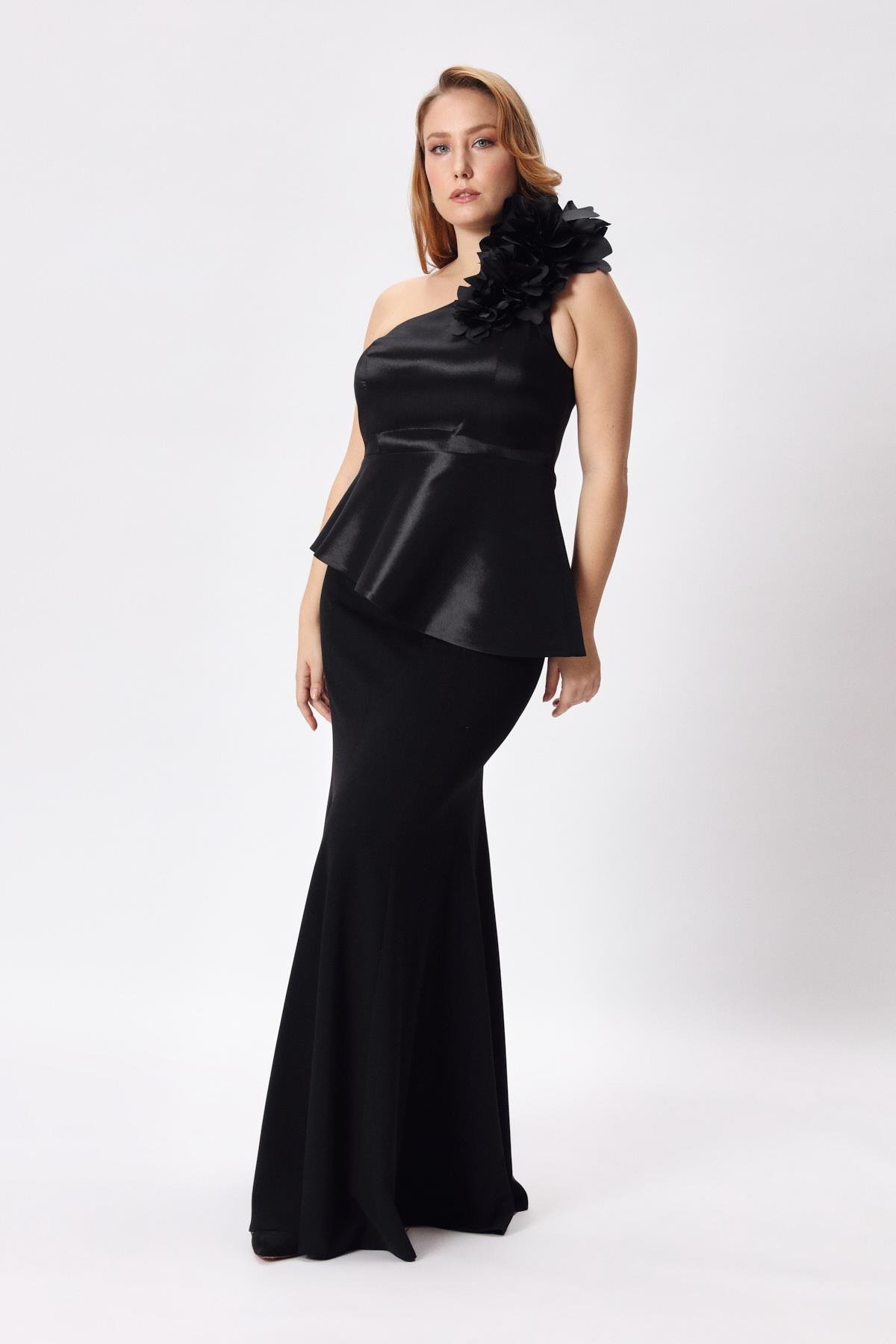 Gisele Blouse Black-Modalody-Plus Size Blouses