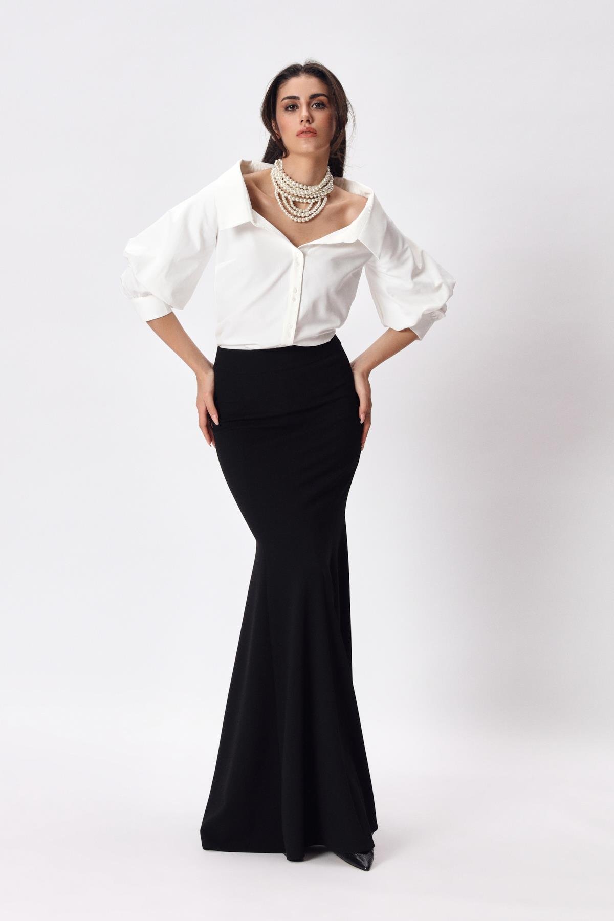Gisele Skirt-Modalody-Plus Size Evening Gowns