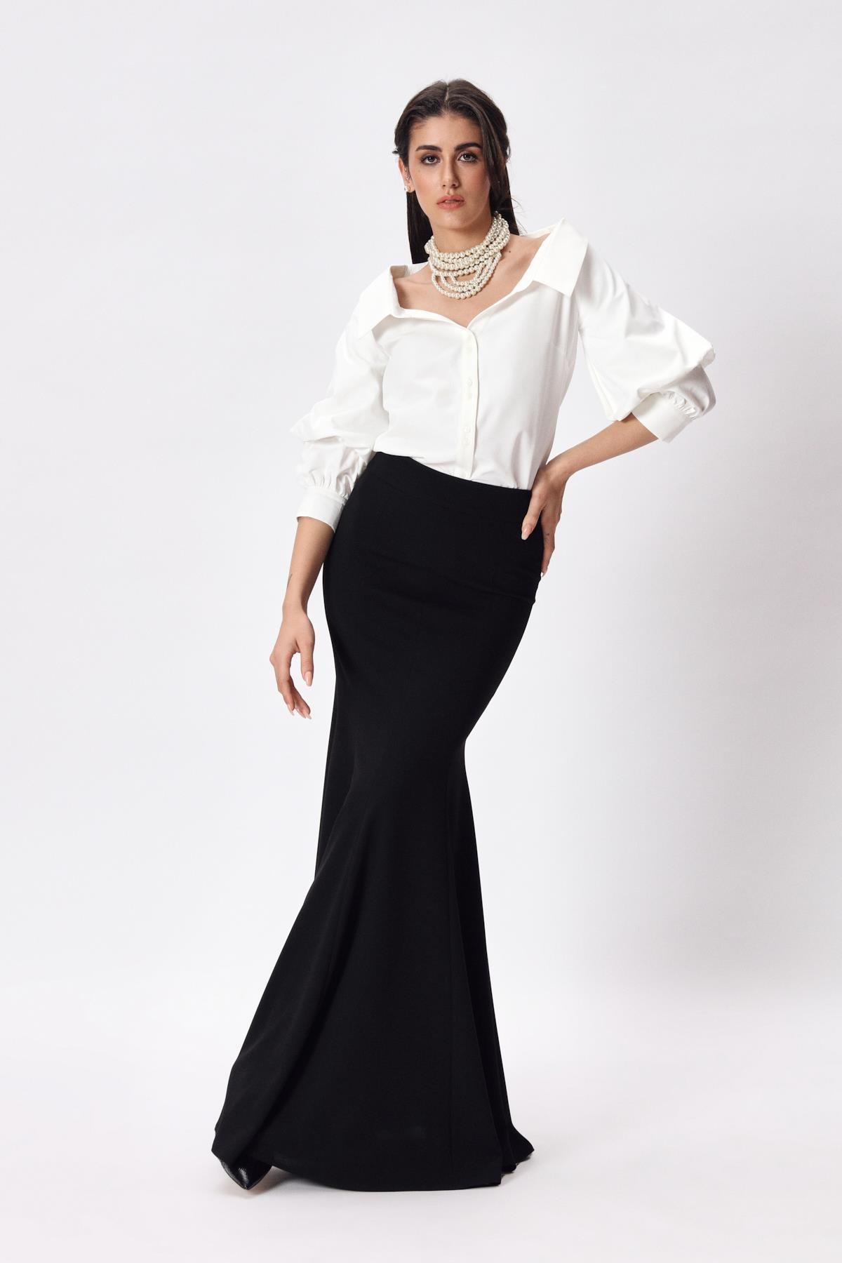 Gisele Skirt-Modalody-Plus Size Evening Gowns
