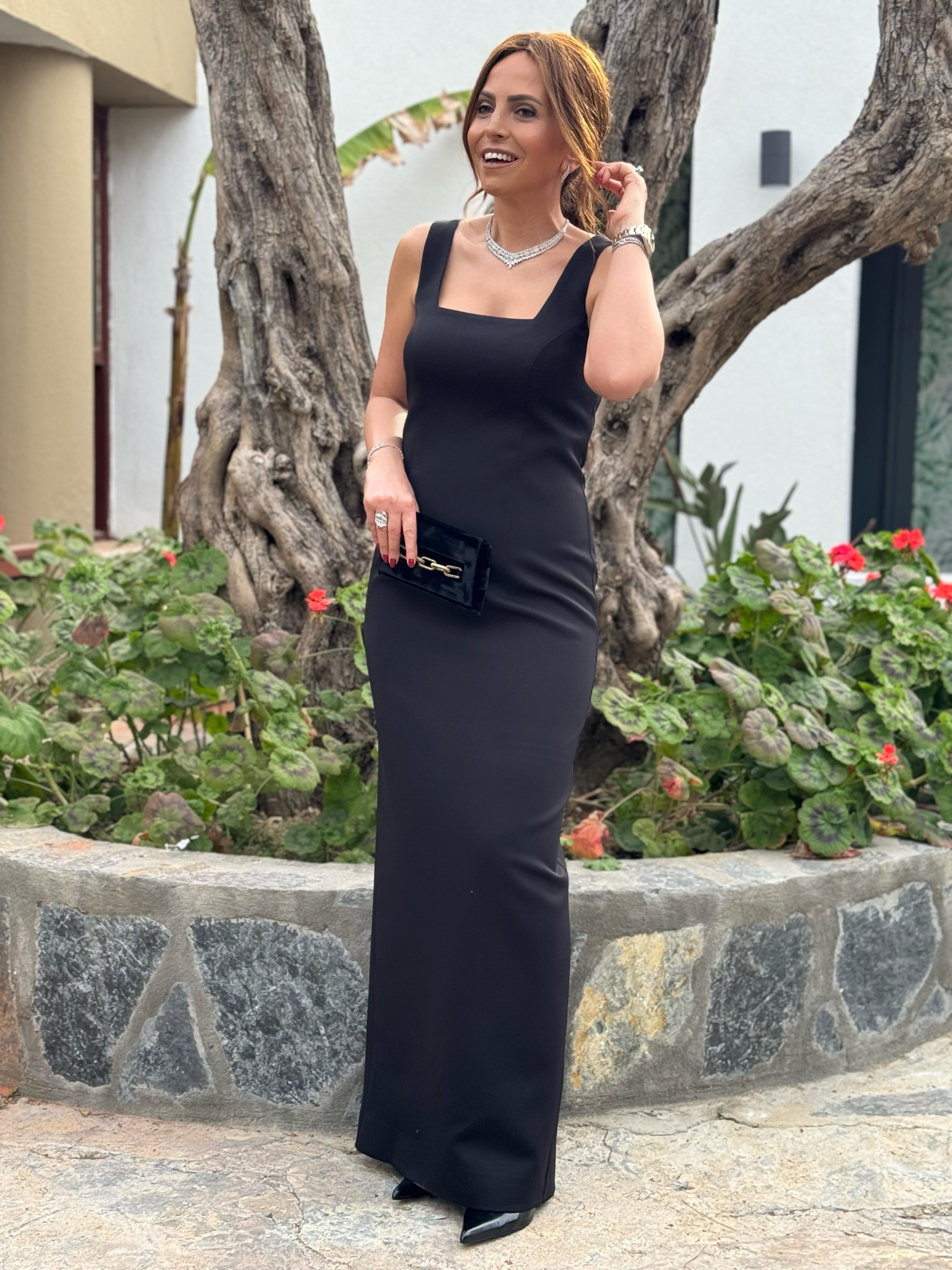 Glow Elbise Siyah-Modalody-Evening Dresses