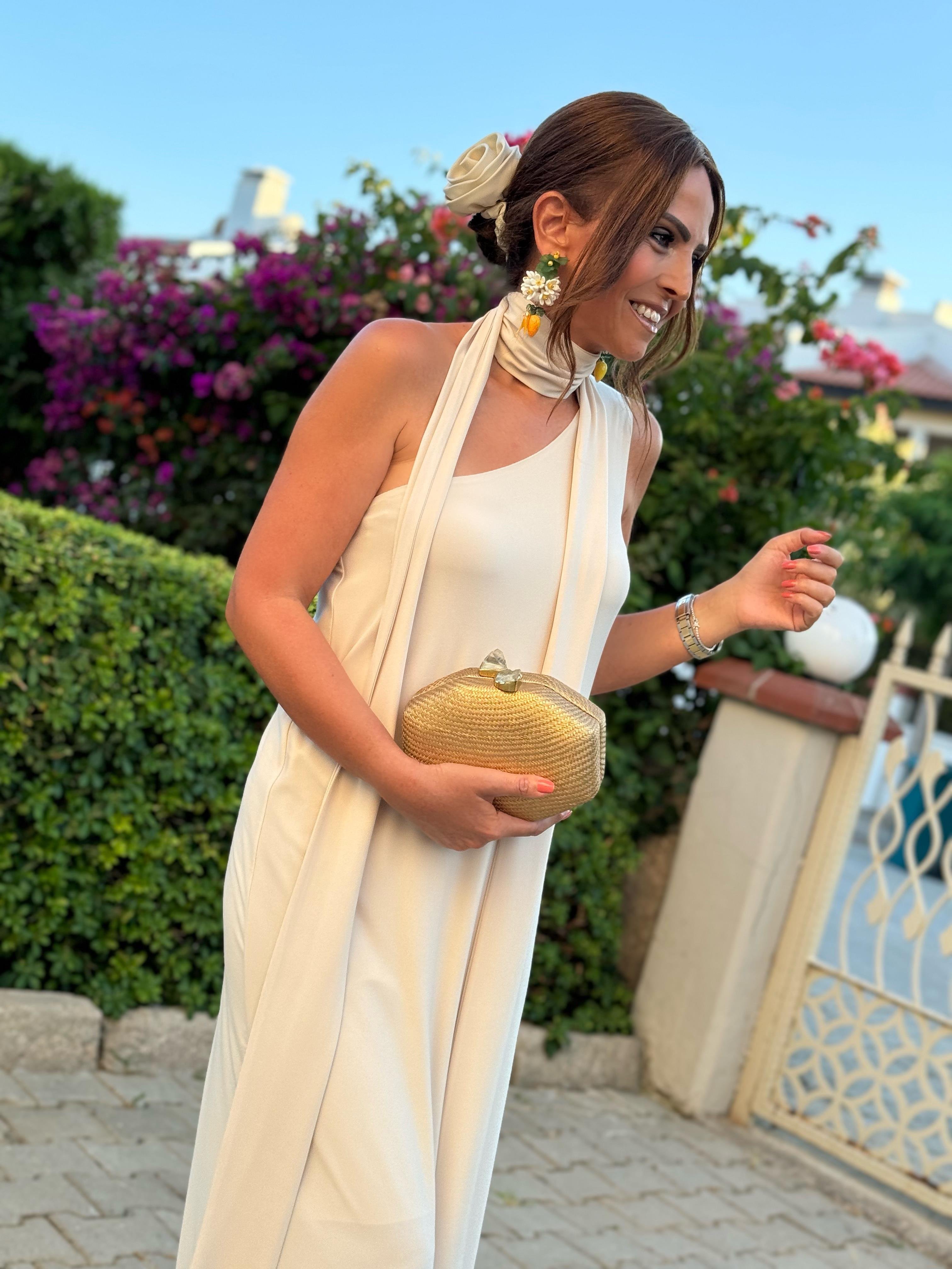 Ibiza Dress Cream-Modalody-Plus Size Dresses