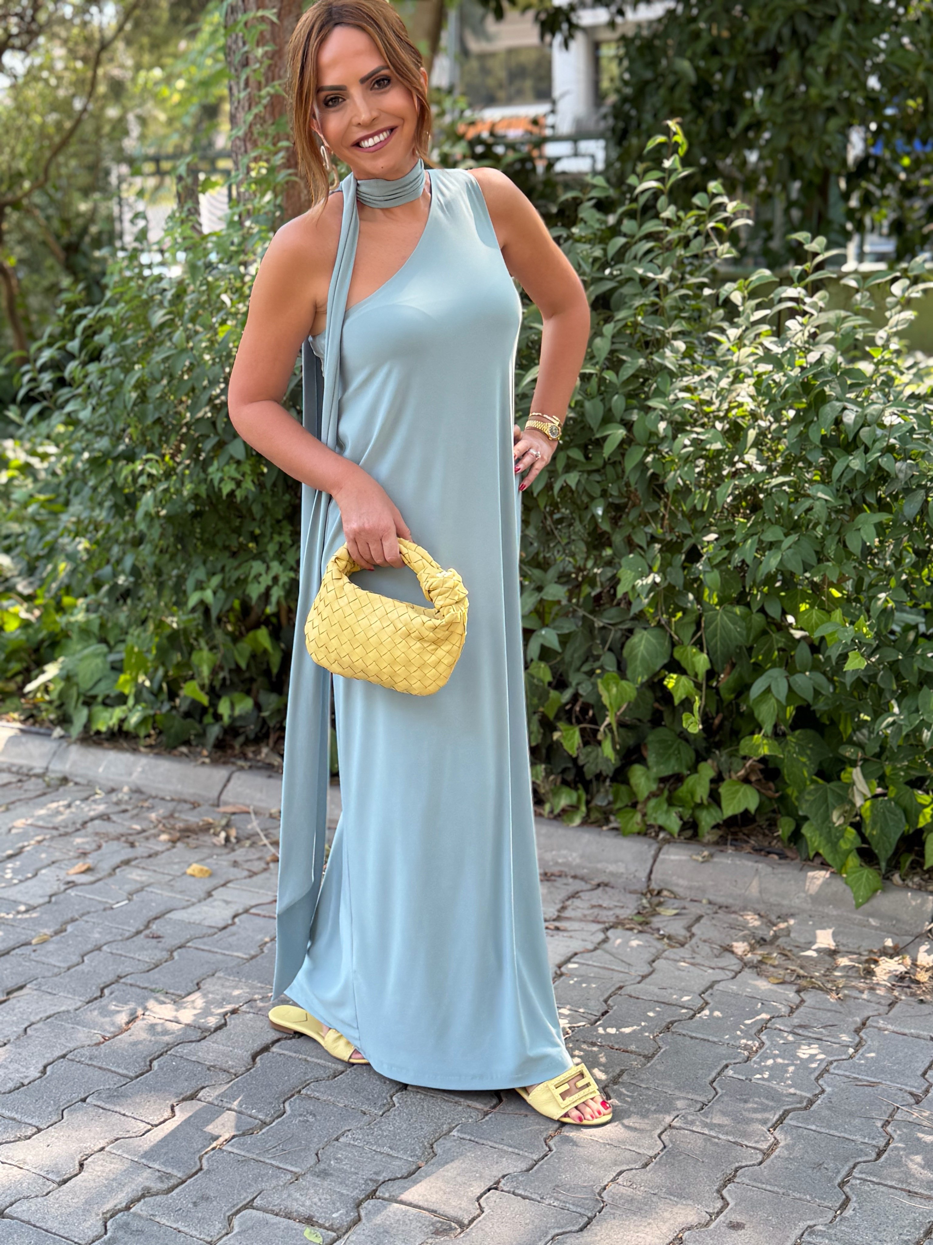 İbiza Elbise Mint-Modalody-Dresses