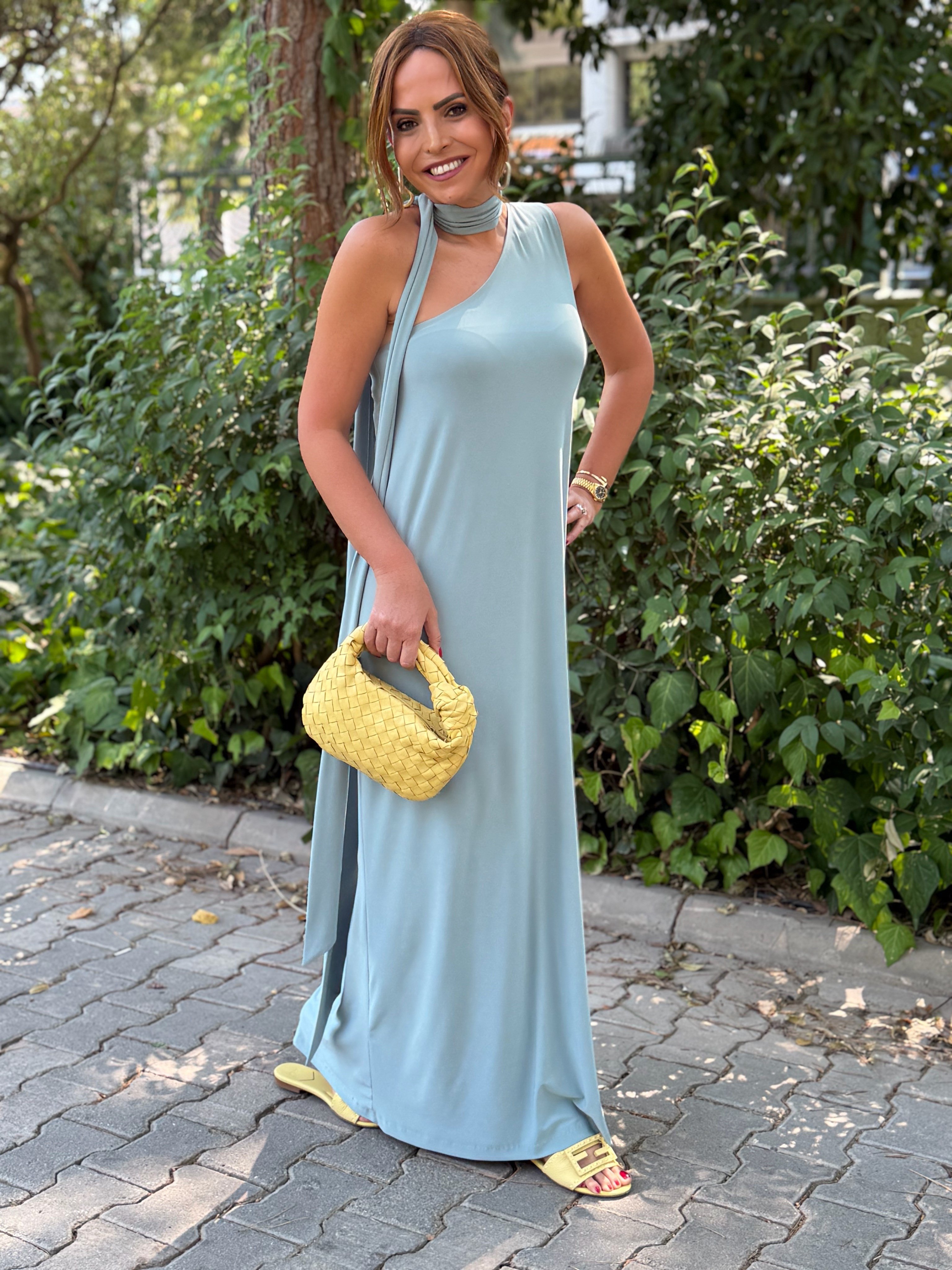 İbiza Elbise Mint-Modalody-Dresses
