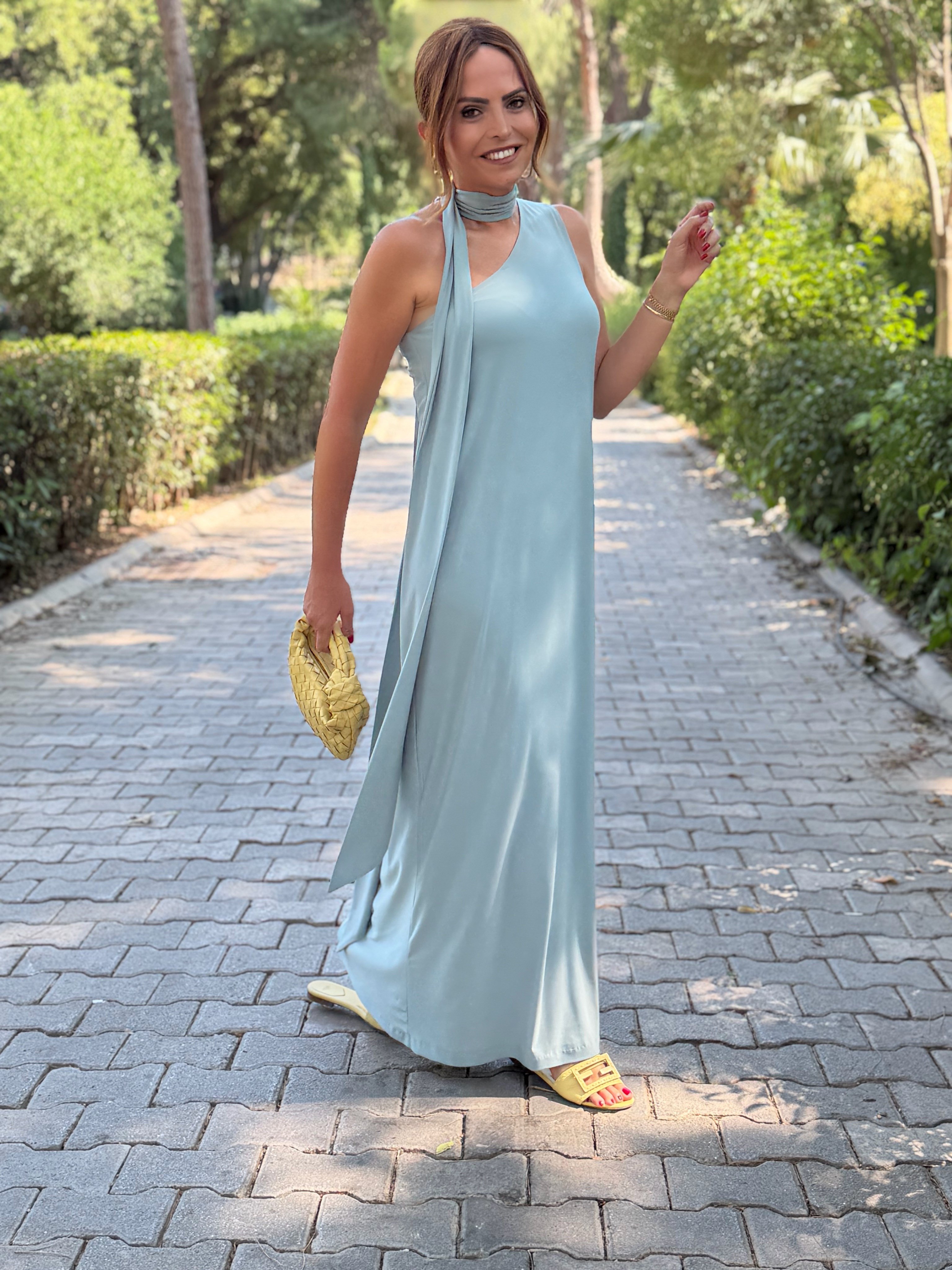 İbiza Elbise Mint-Modalody-Dresses