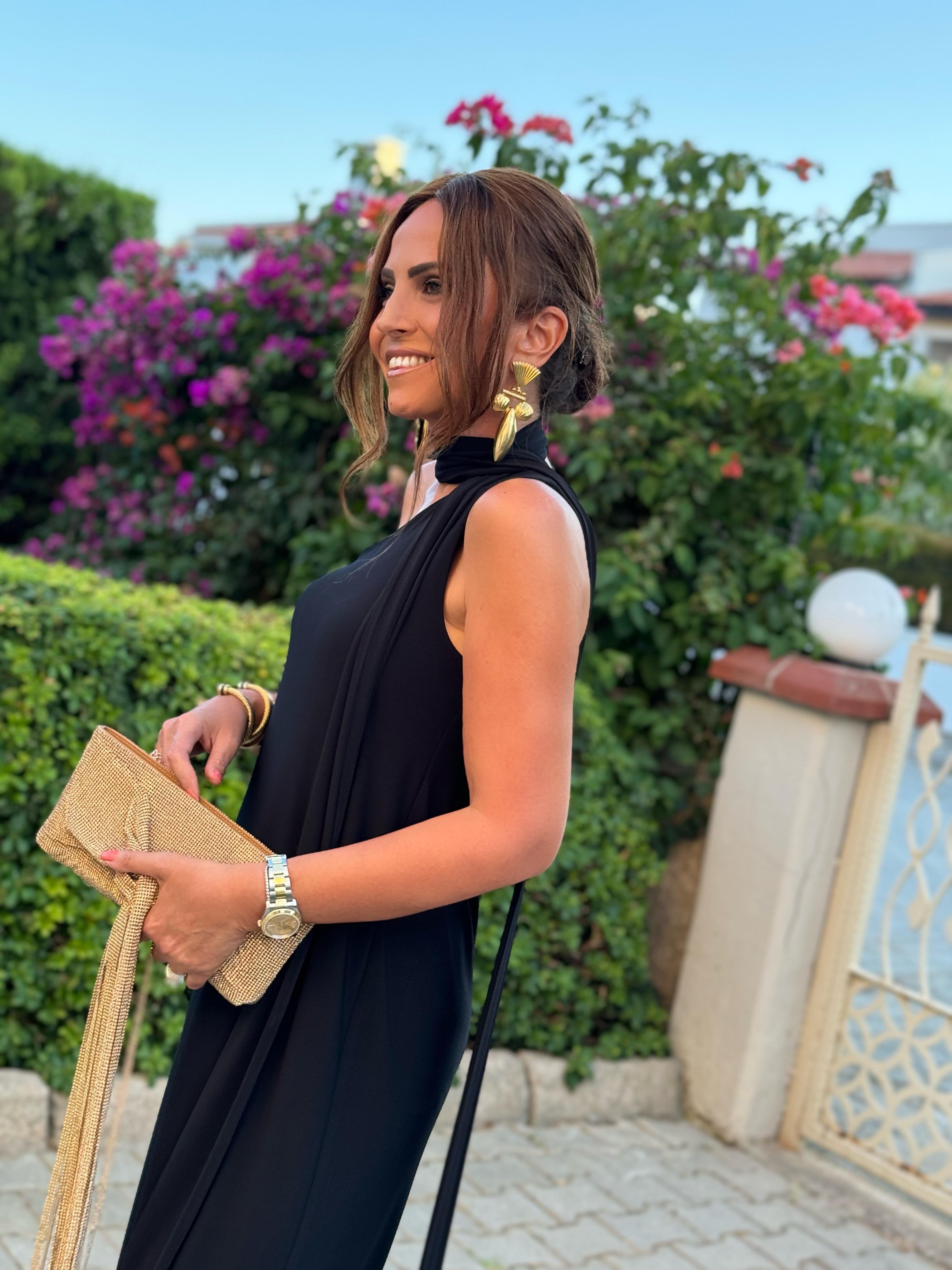 Ibiza Dress Black-Modalody-Plus Size Dresses