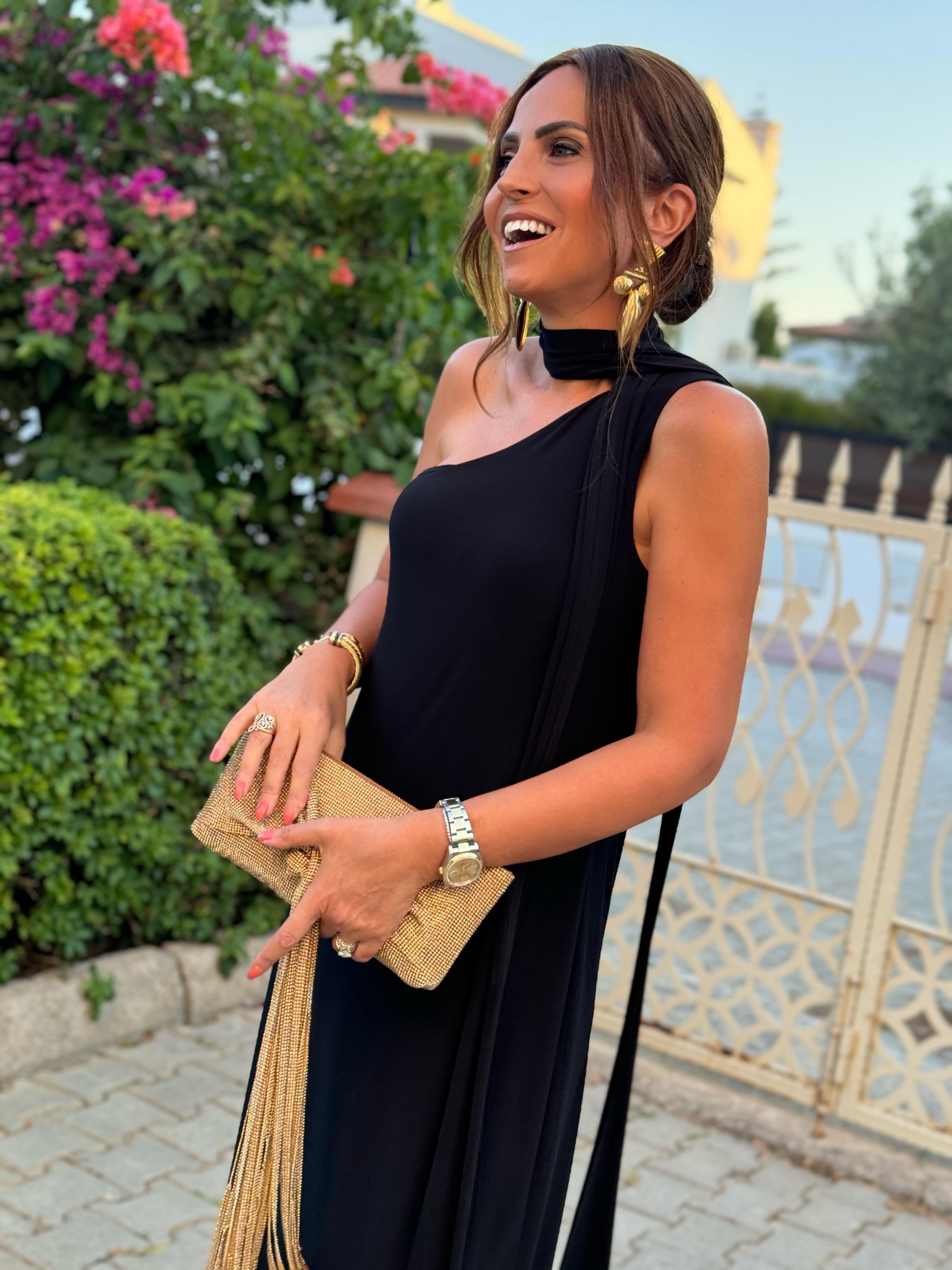 Ibiza Dress Black-Modalody-Plus Size Dresses